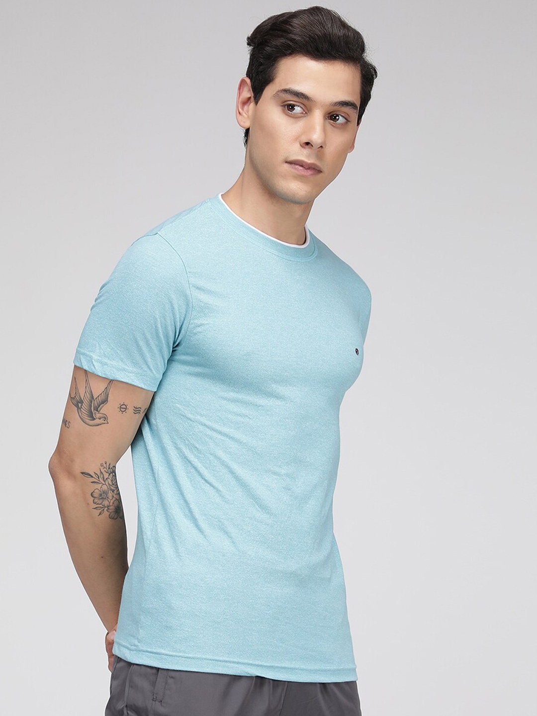 

SPORTO Round Neck Short Sleeves Sports T-Shirt, Blue