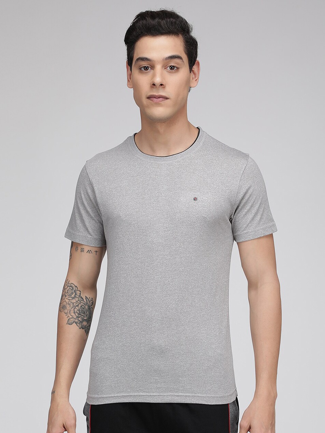 

SPORTO Round Neck Short Sleeves T-shirt, Grey