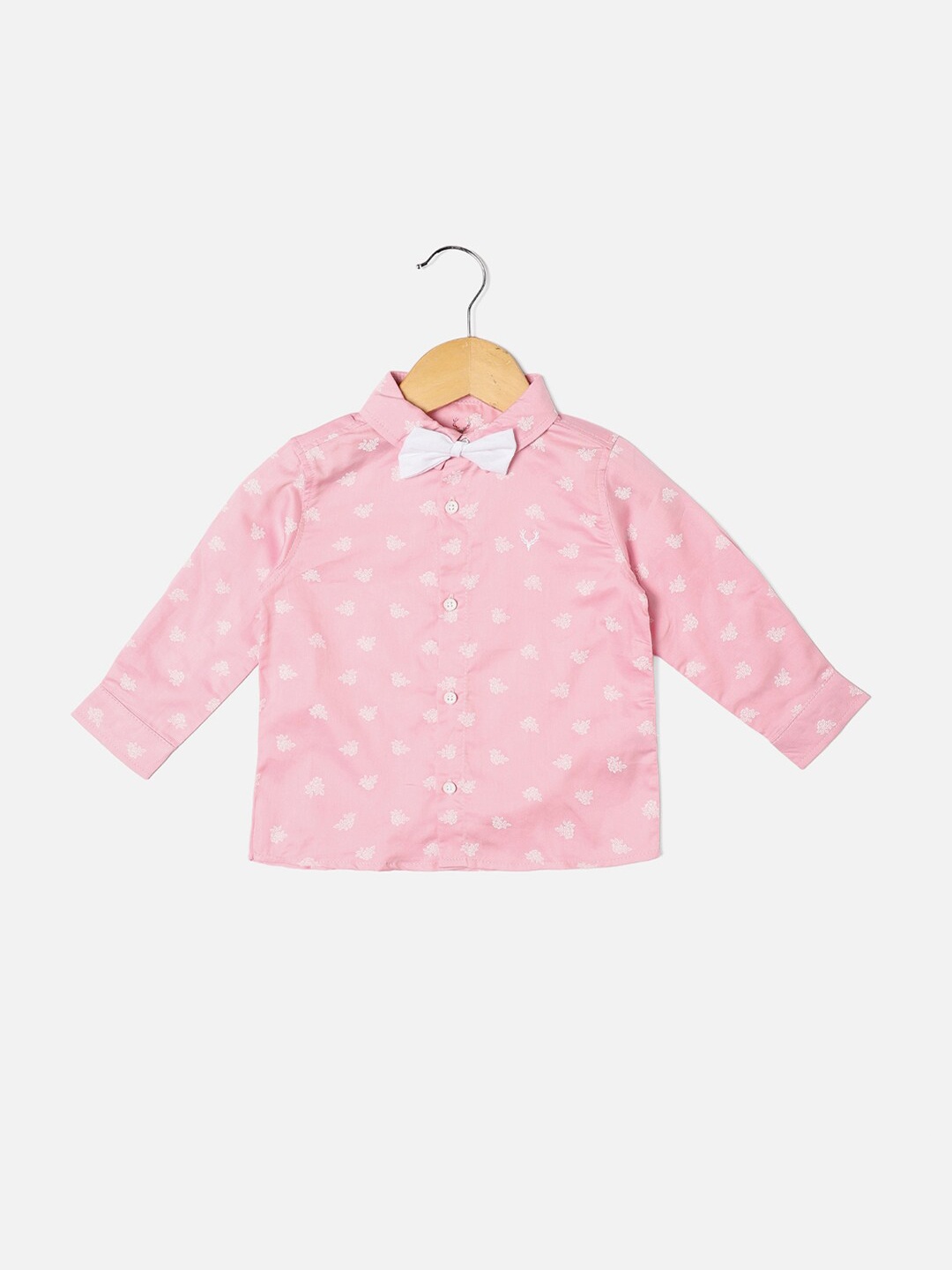

Allen Solly Junior Infant Boys Floral Printed Pure Cotton Casual Shirt, Pink