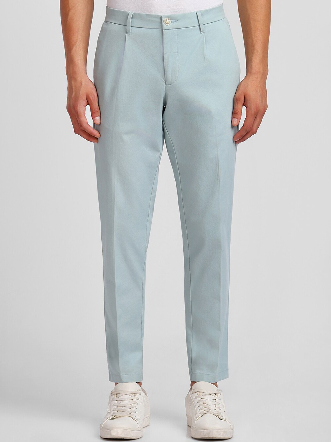

Allen Solly Men Slim Fit Chinos, Blue
