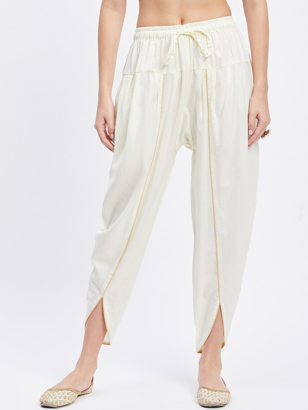 

Clora Creation Tulip Dhoti Pant, Cream