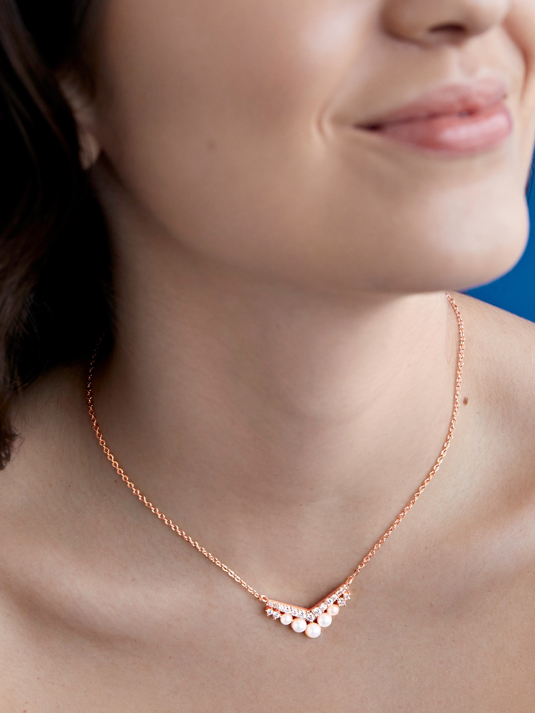 

AIKA BY MINUTIAE Rose Gold-Plated Necklace
