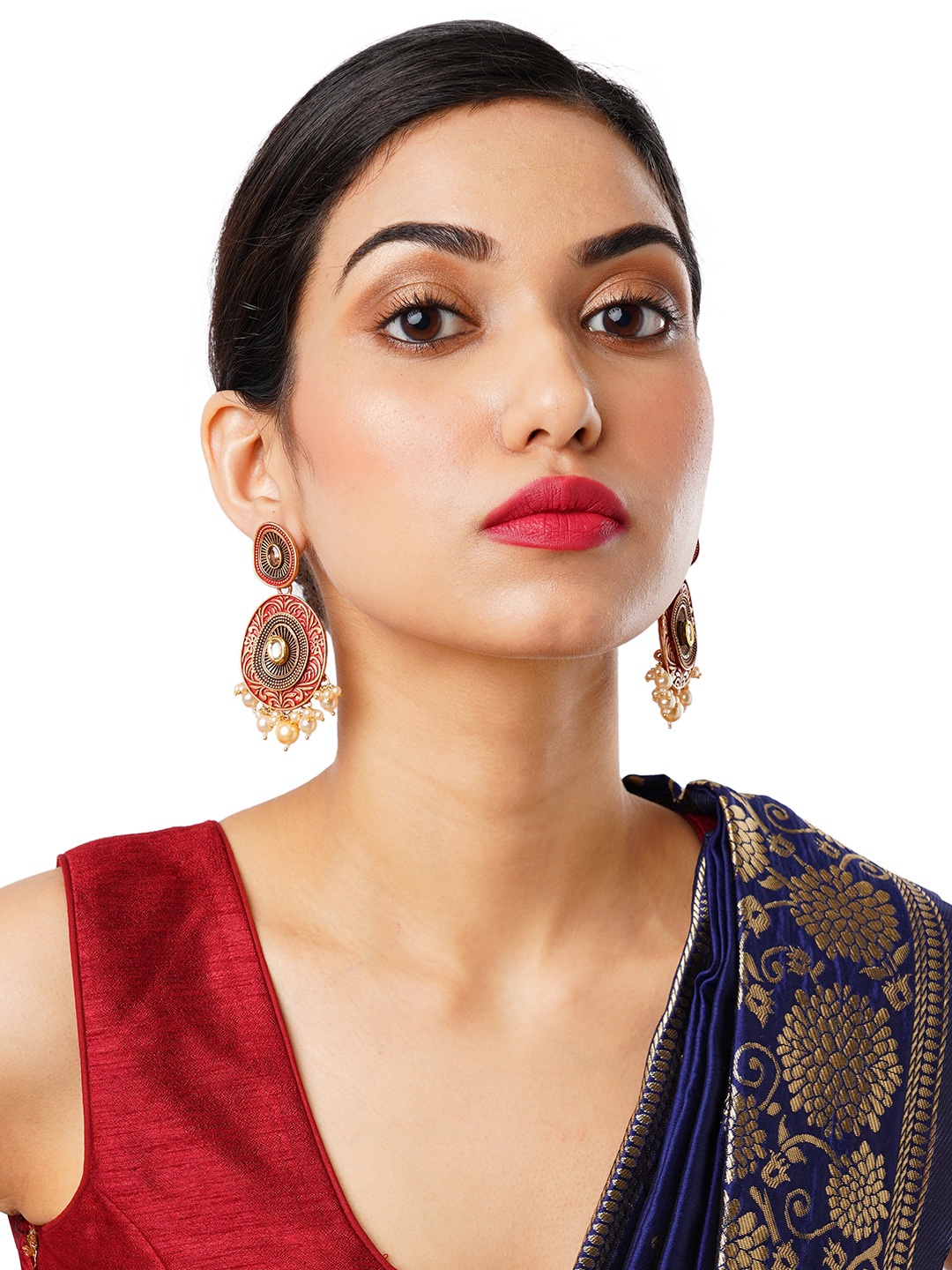 

Anouk Gold-Plated Contemporary Drop Earrings