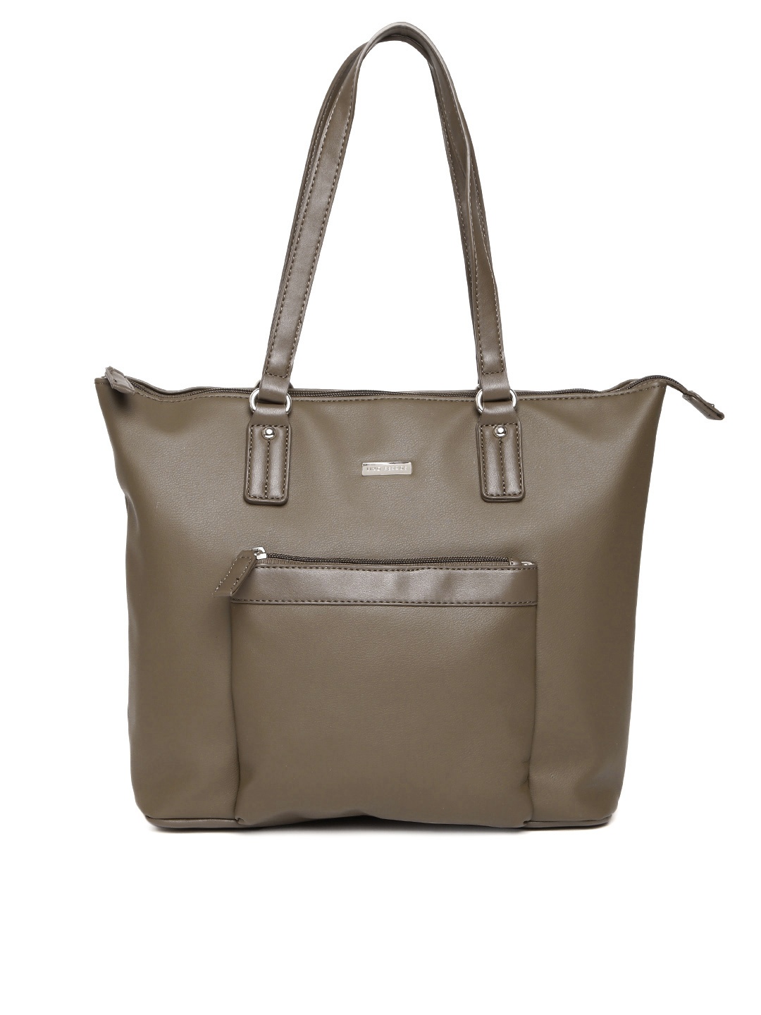 

Lisa Haydon for Lino Perros Olive Green Solid Shoulder Bag