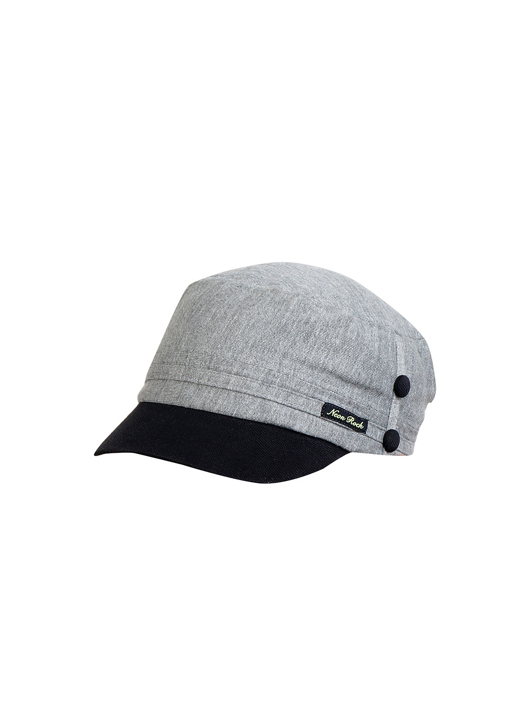 

Zacharias Men Cotton Visor Cap, Grey