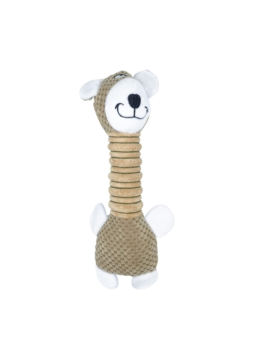 

Emily pets Plush Squeaky Cotton Pet Toy, Brown