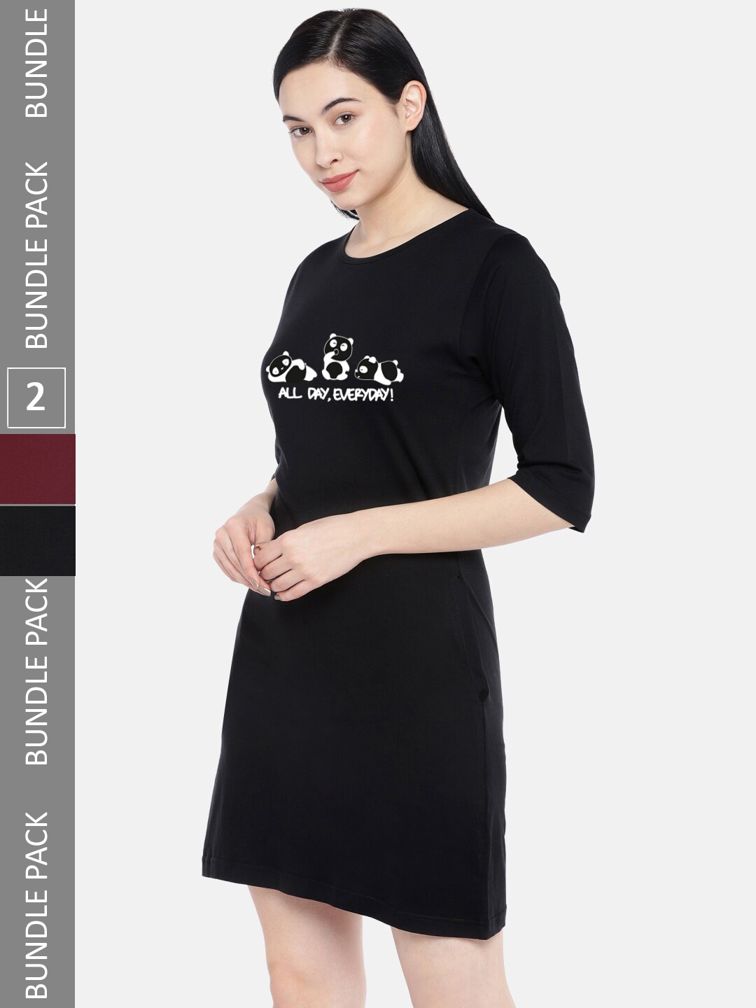 

STATUS MANTRA Multicoloured A-Line Dress, Multi