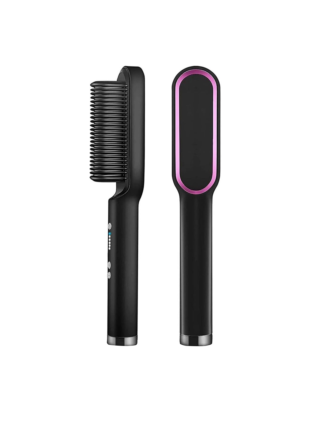 

byPureNaturals Hair Straightening Brush, Black
