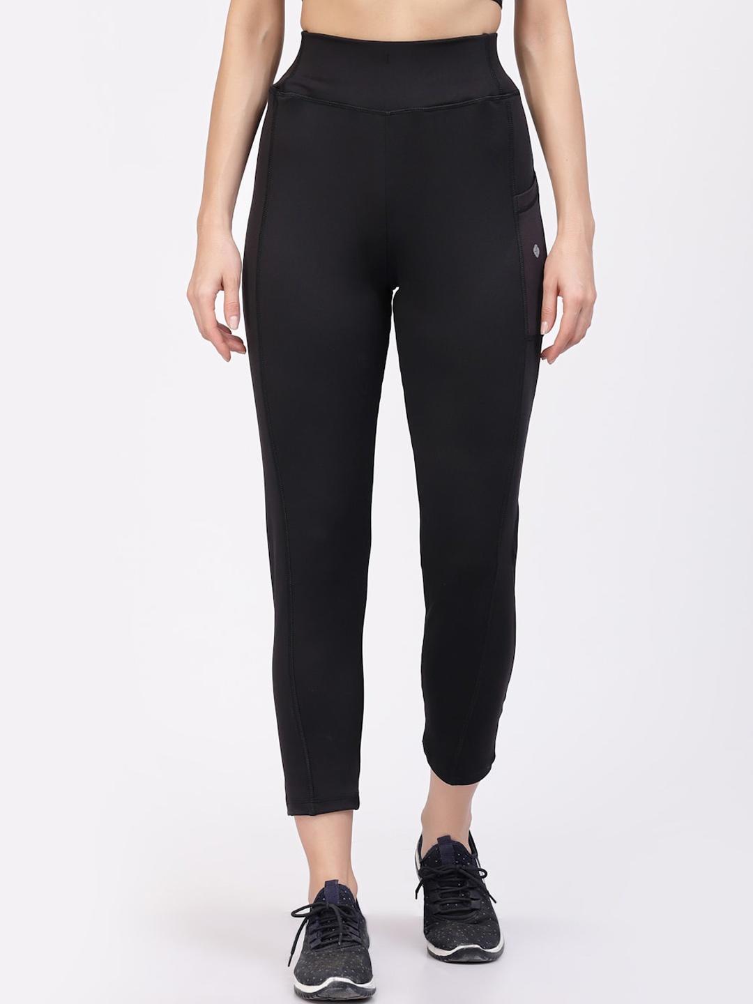 

Floret Ankle Length Rapid Dry Training Tights, Black