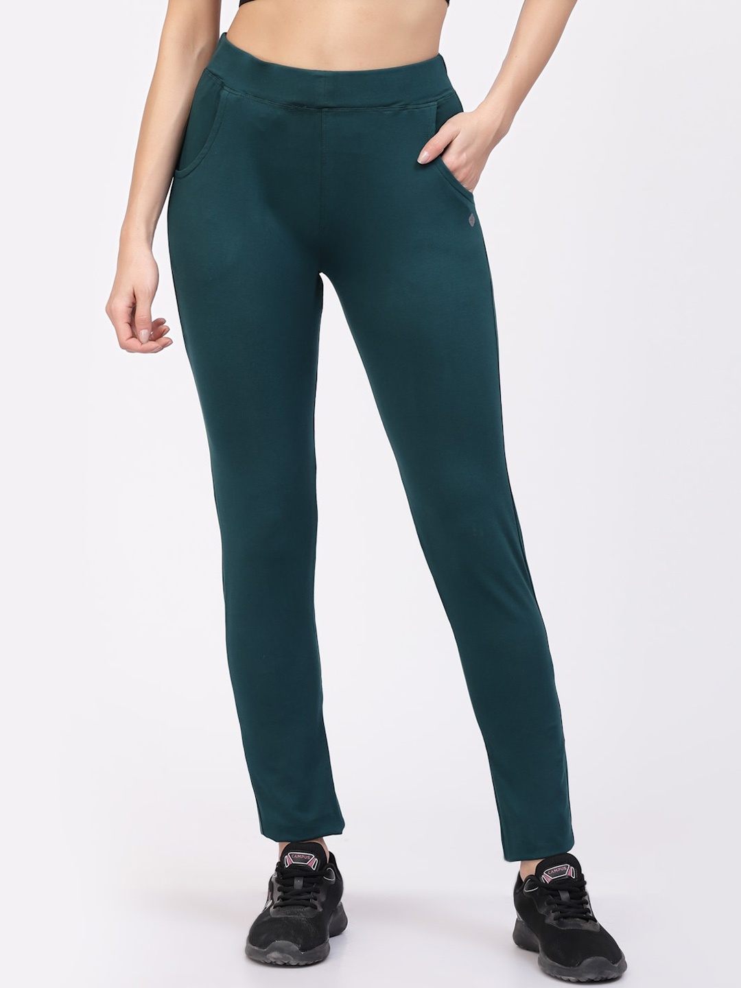 

Floret Women Ankle Length Sports Track Pants, Teal