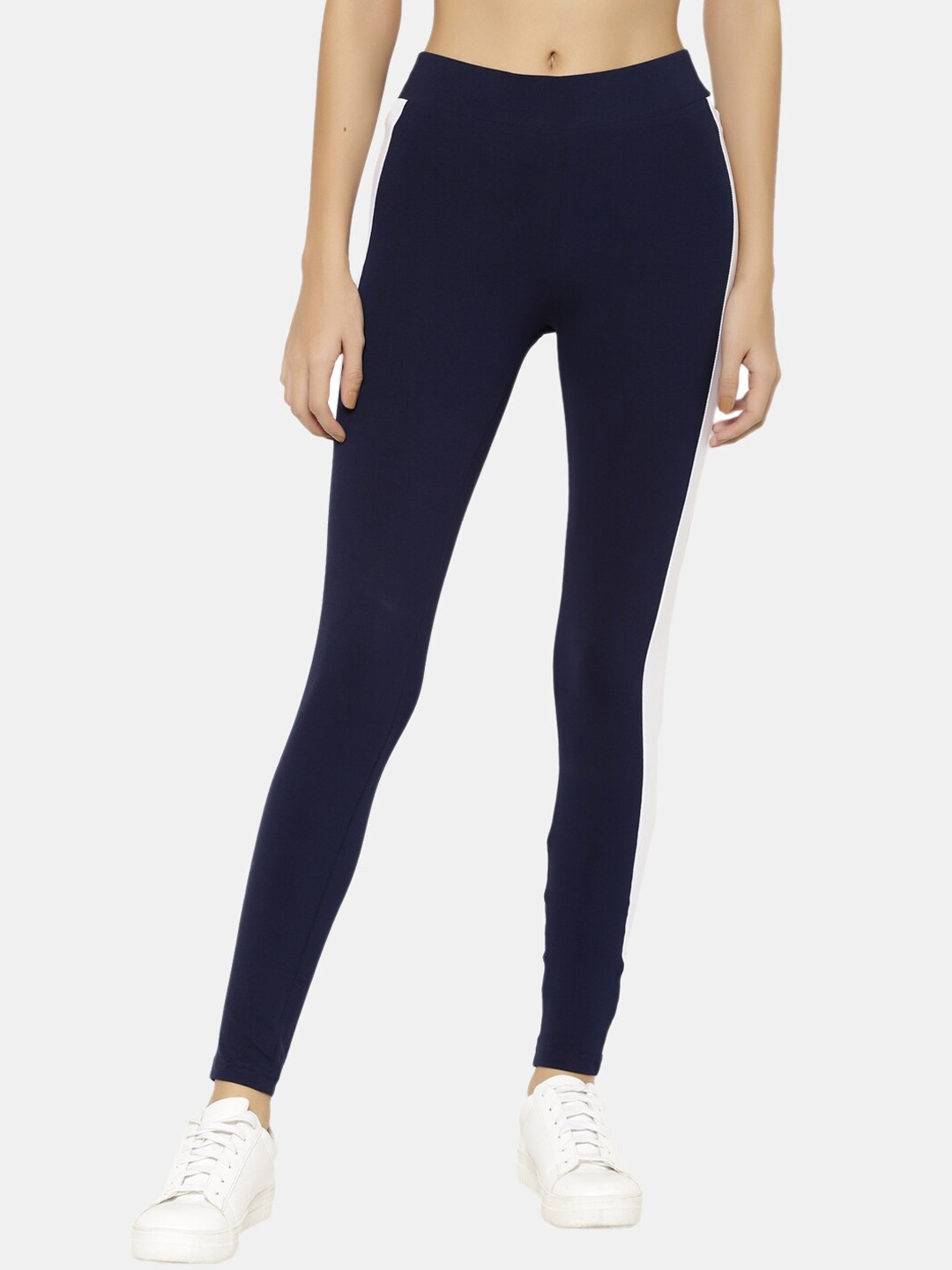 

Floret Ankle Length Rapid Dry Training Tights, Navy blue