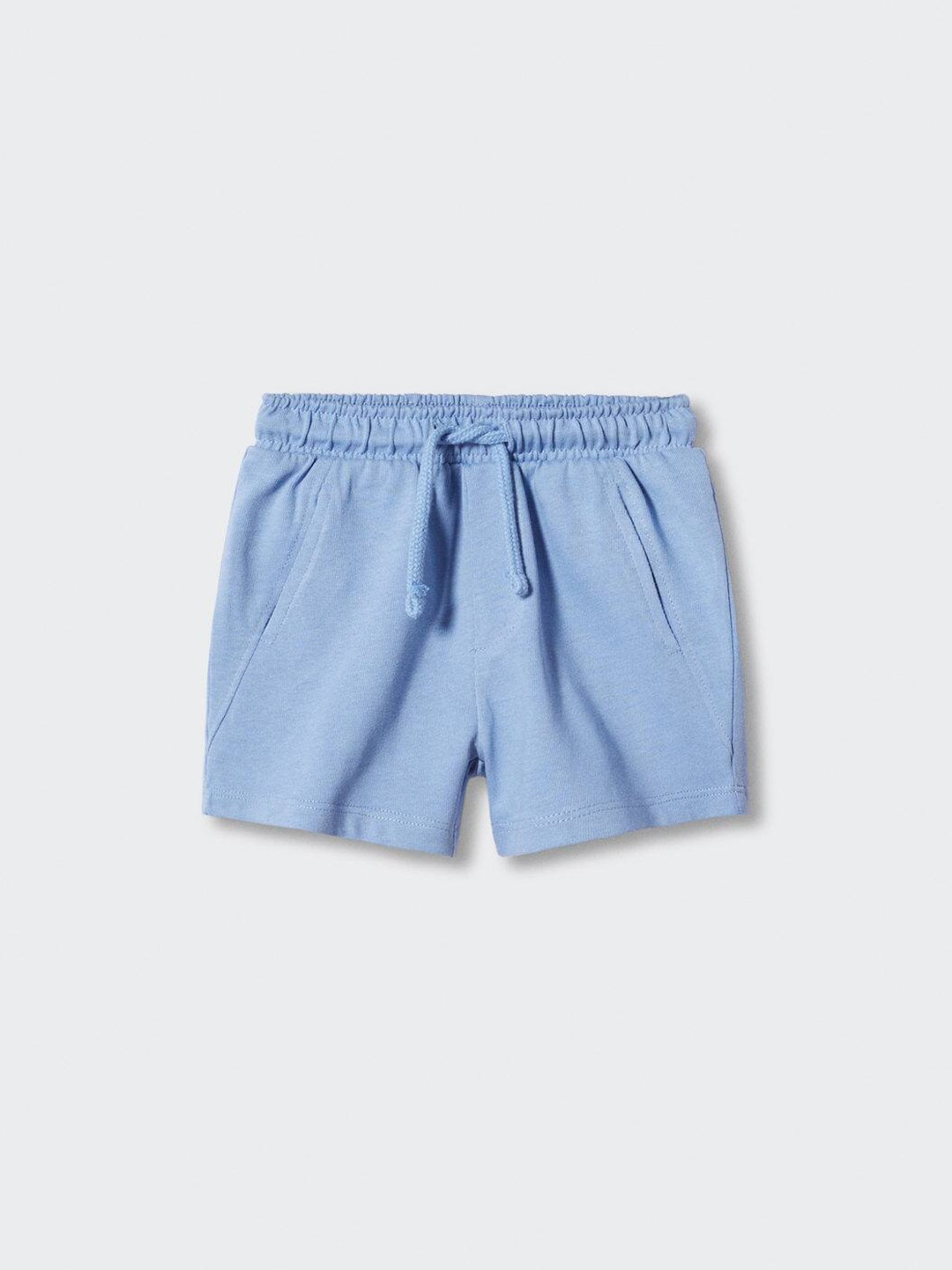 

Mango Kids Boys Pure Cotton Regular Shorts, Blue