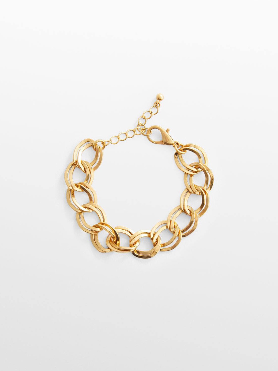 

MANGO Women Link Bracelet, Gold