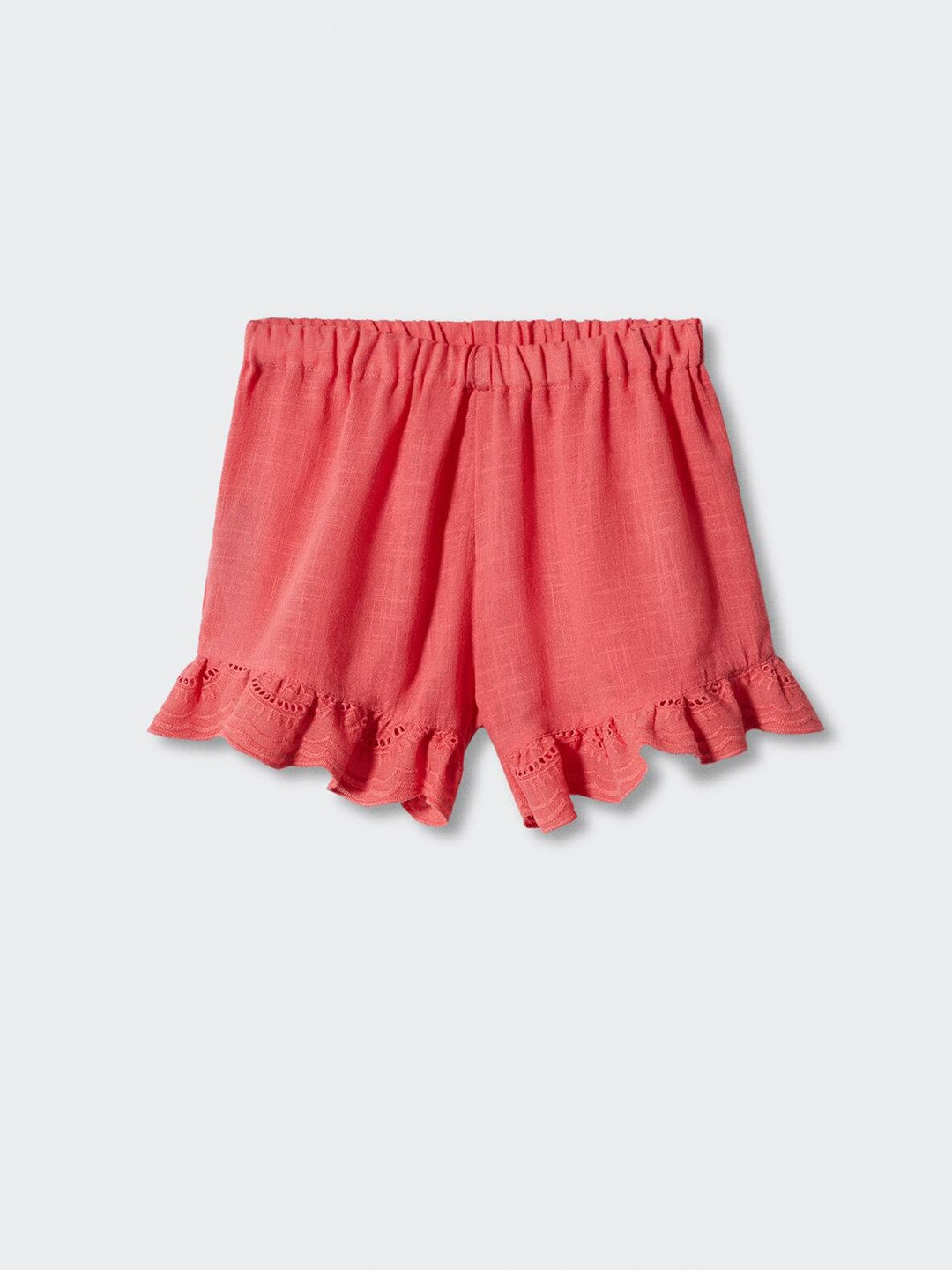 

Mango Kids Girls Schifli Shorts, Coral