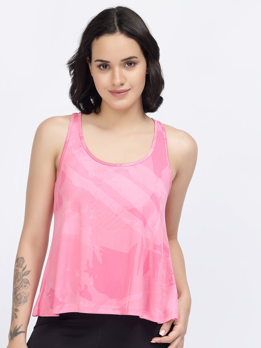 

YOONOY Printed Cotton Sports Tank Top, Pink