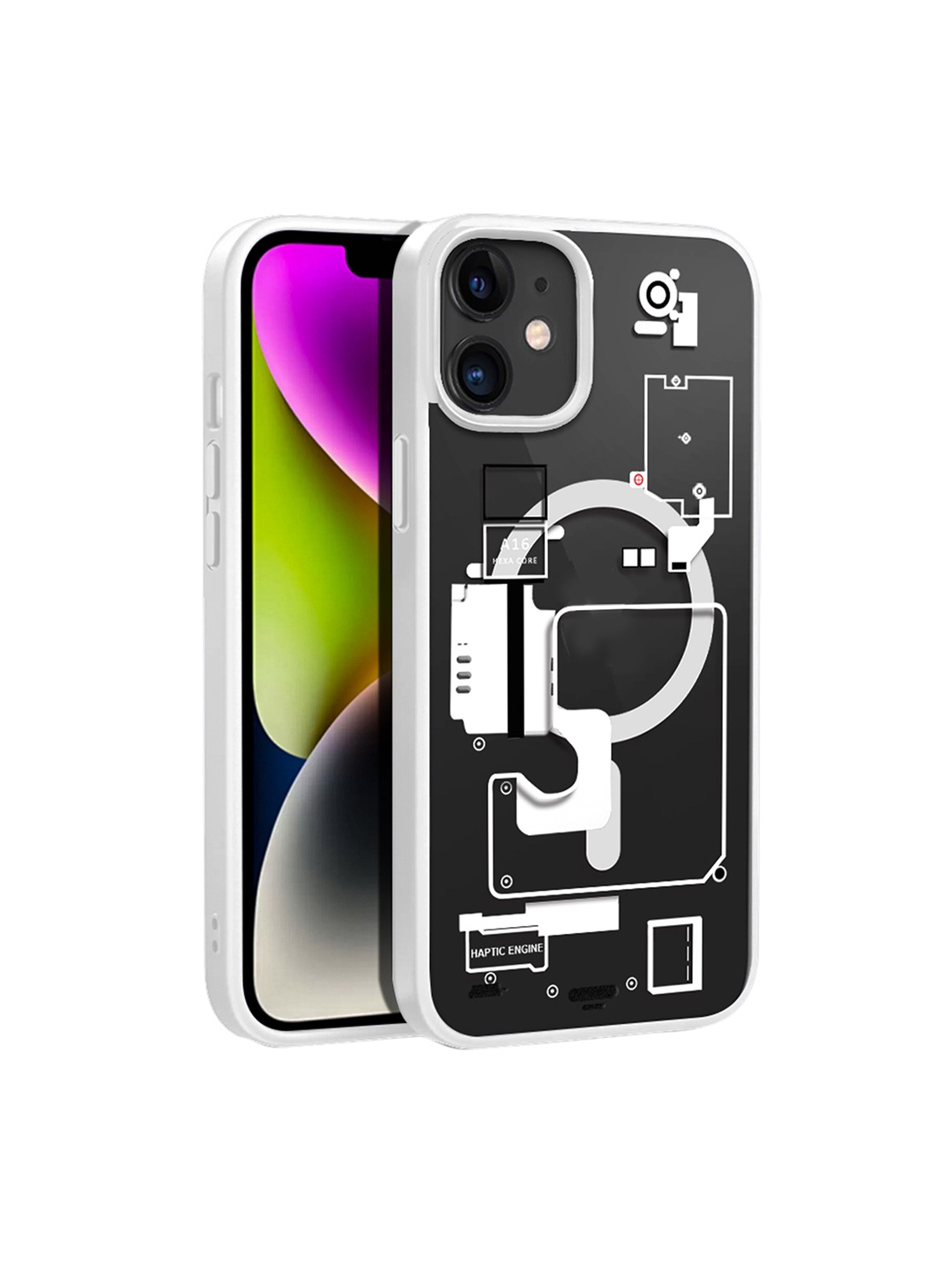 

Karwan Magsafe iPhone 11 Mobile Back Case, Transparent