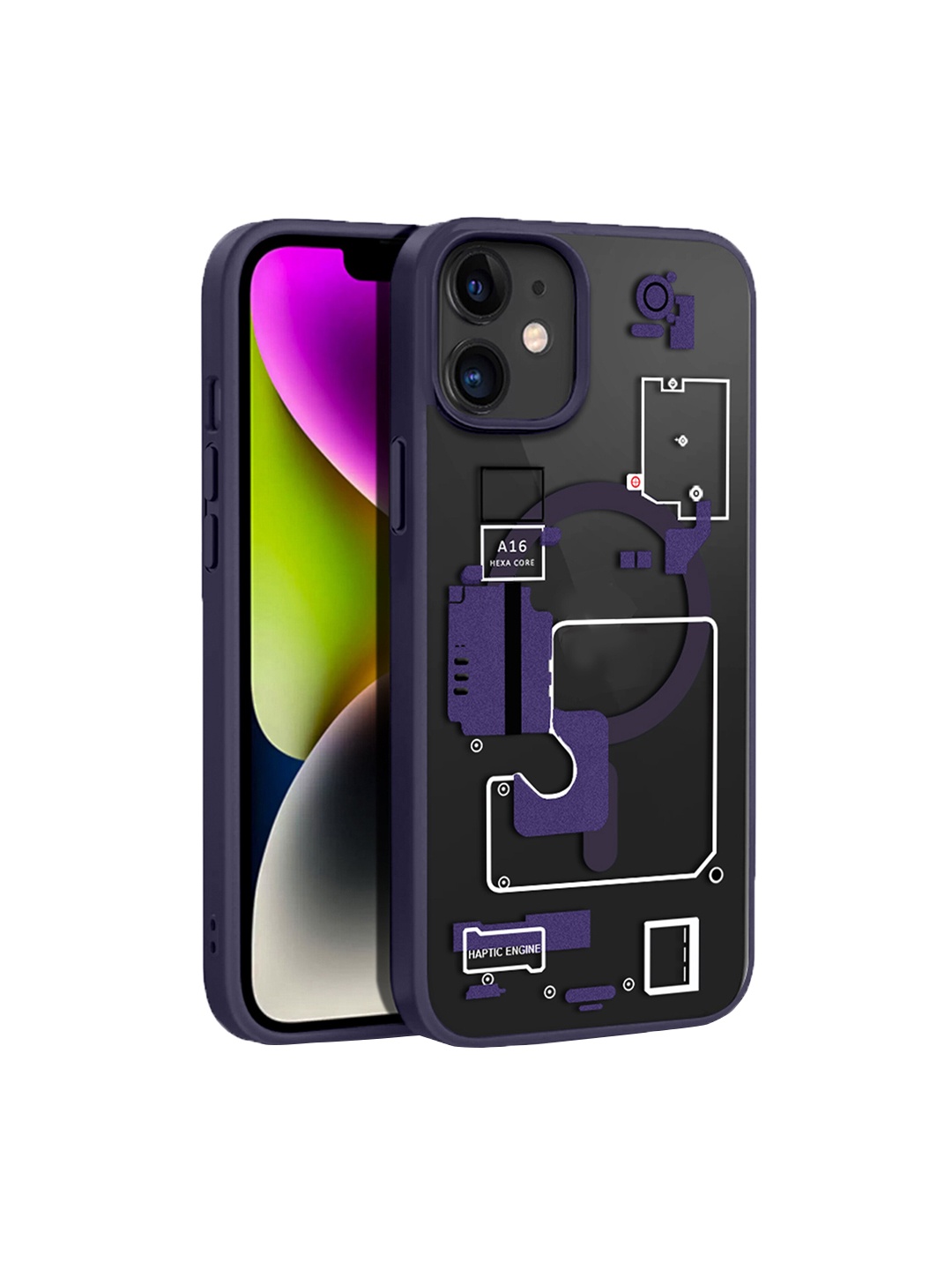 

Karwan iPhone 11 Mobile Back Case, Purple