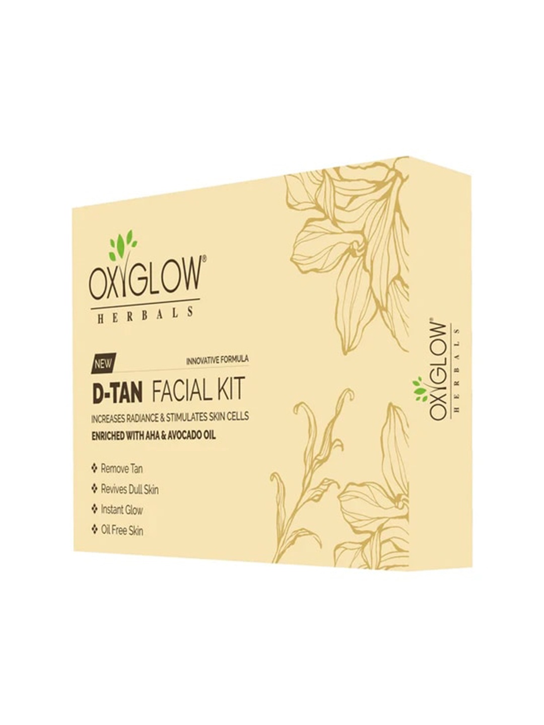 

Oxyglow D-Tan Facial Kit For Radiance & Stimulates Skin 260g, Beige