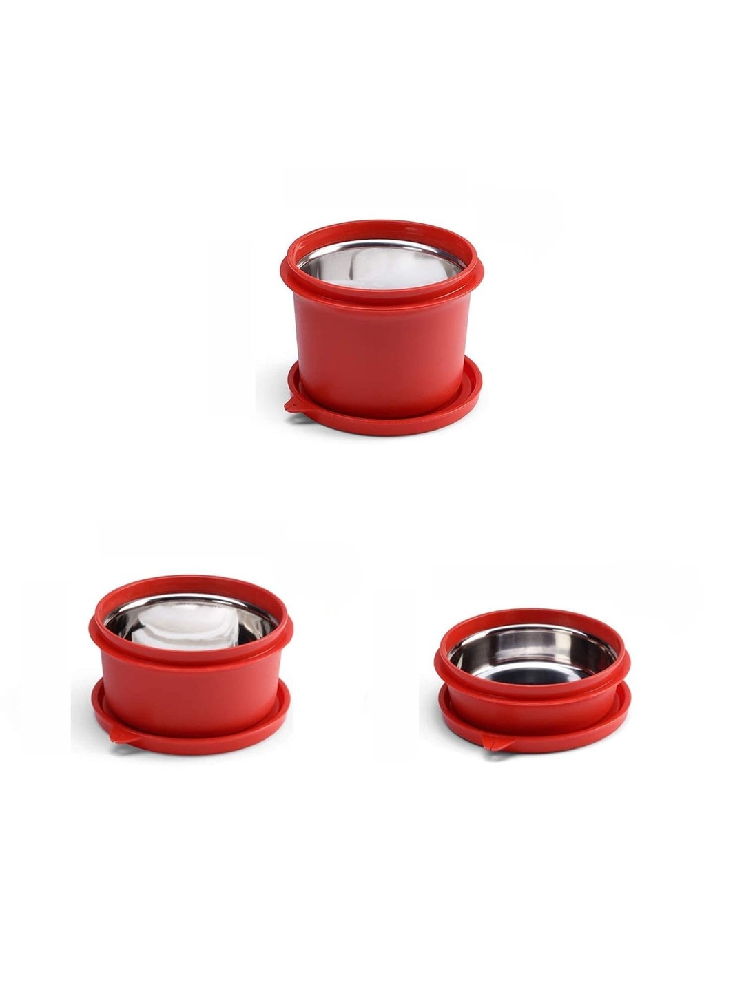 

SOPL-OLIVEWARE Red 3 Pieces Leak Proof Food Containers