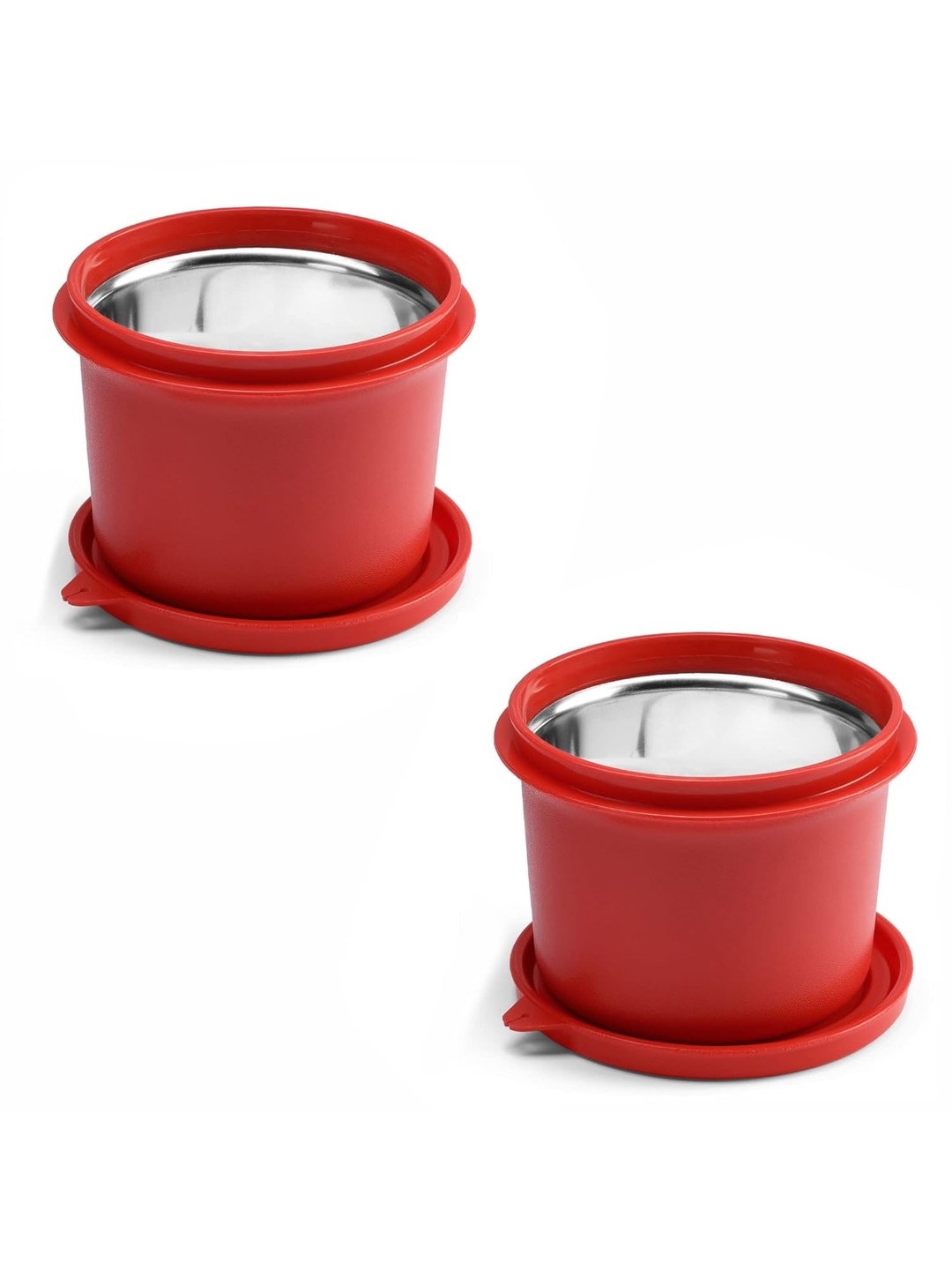 

SOPL-OLIVEWARE Red 2 Pieces Leak Proof Food Containers - 450ml Each