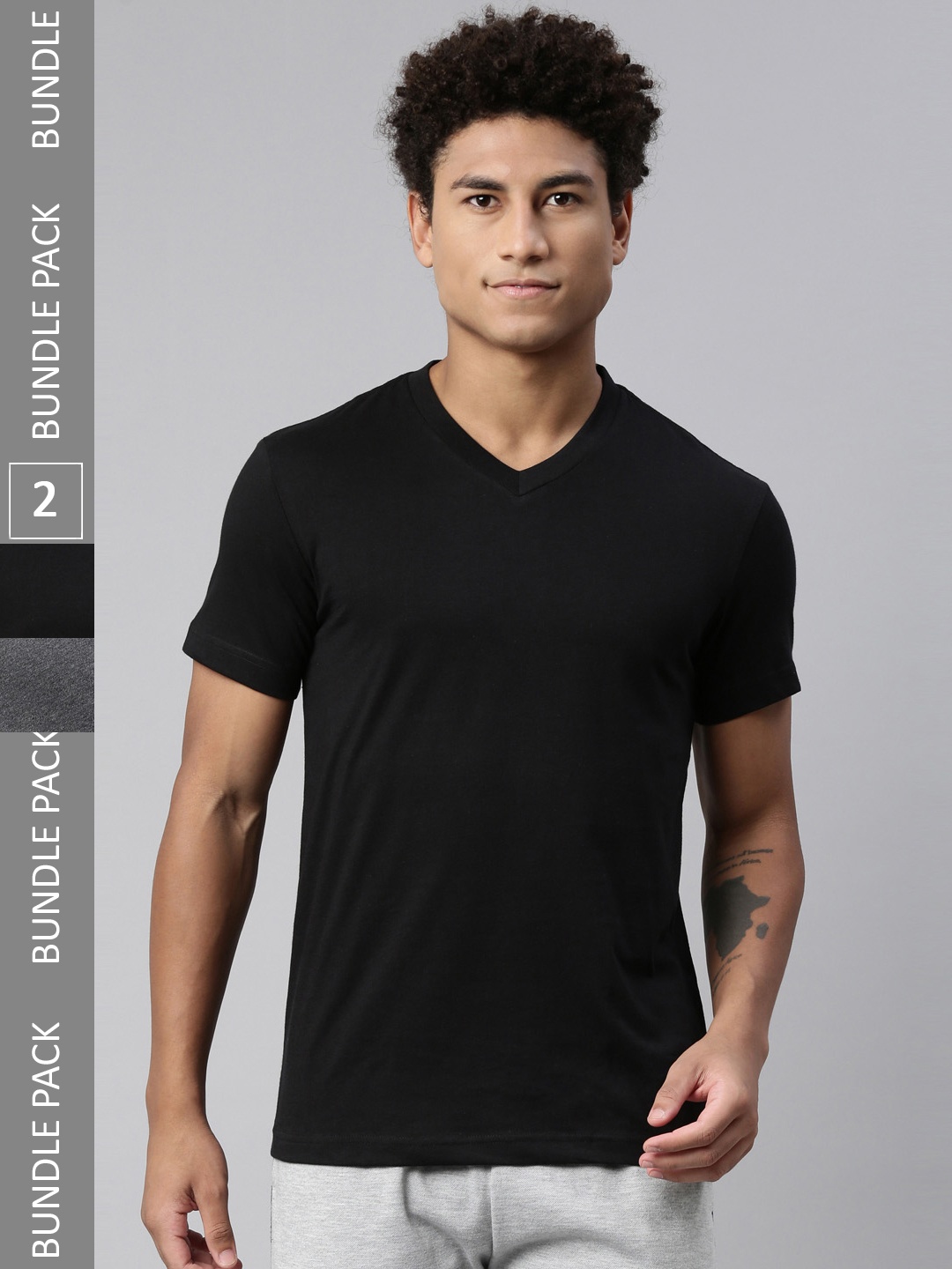

Levis Set Of 2 Solid lounge T-shirt, Charcoal
