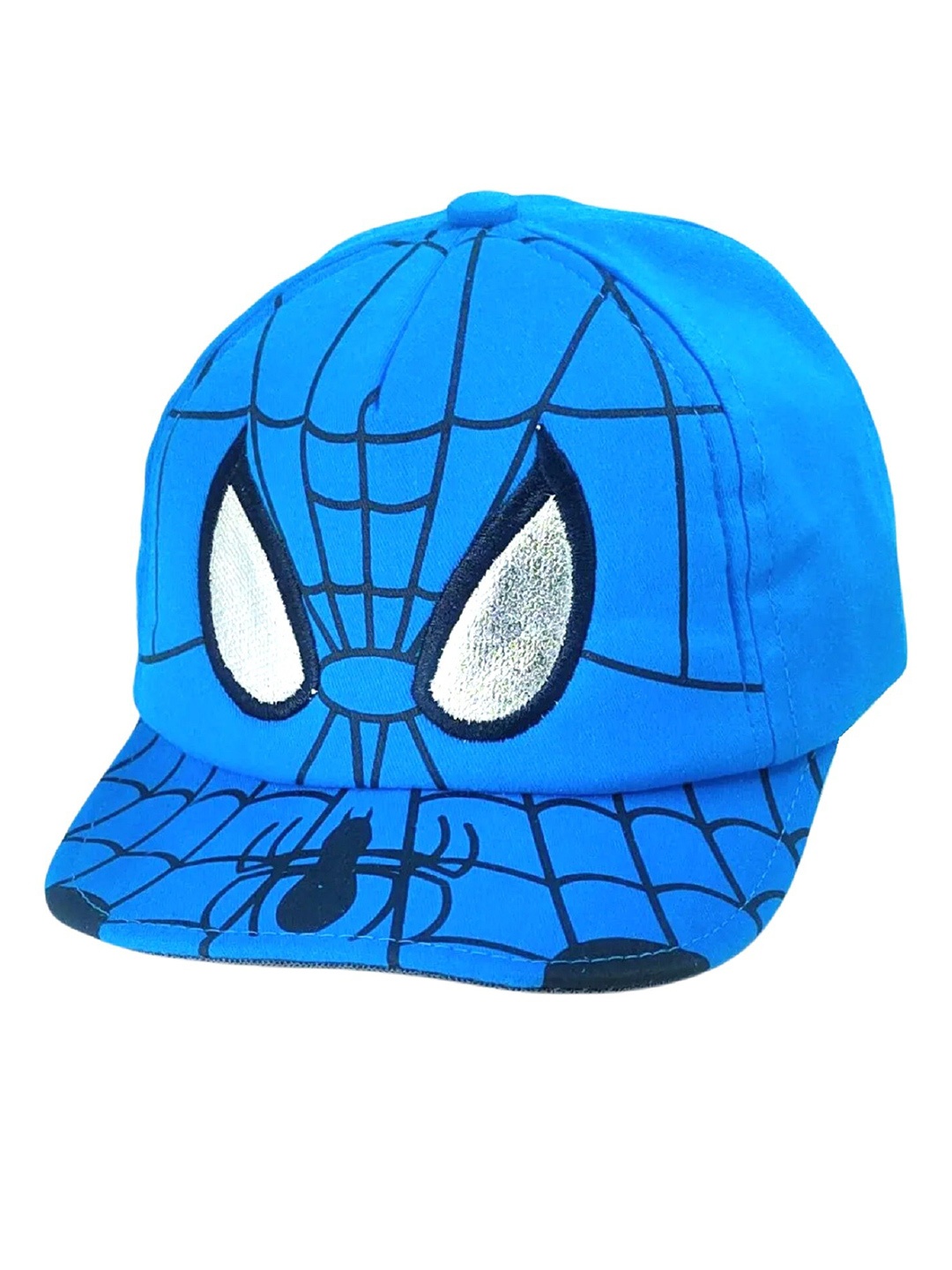 

Zacharias Kids Spider-Man Printed Cotton Baseball Cap, Blue