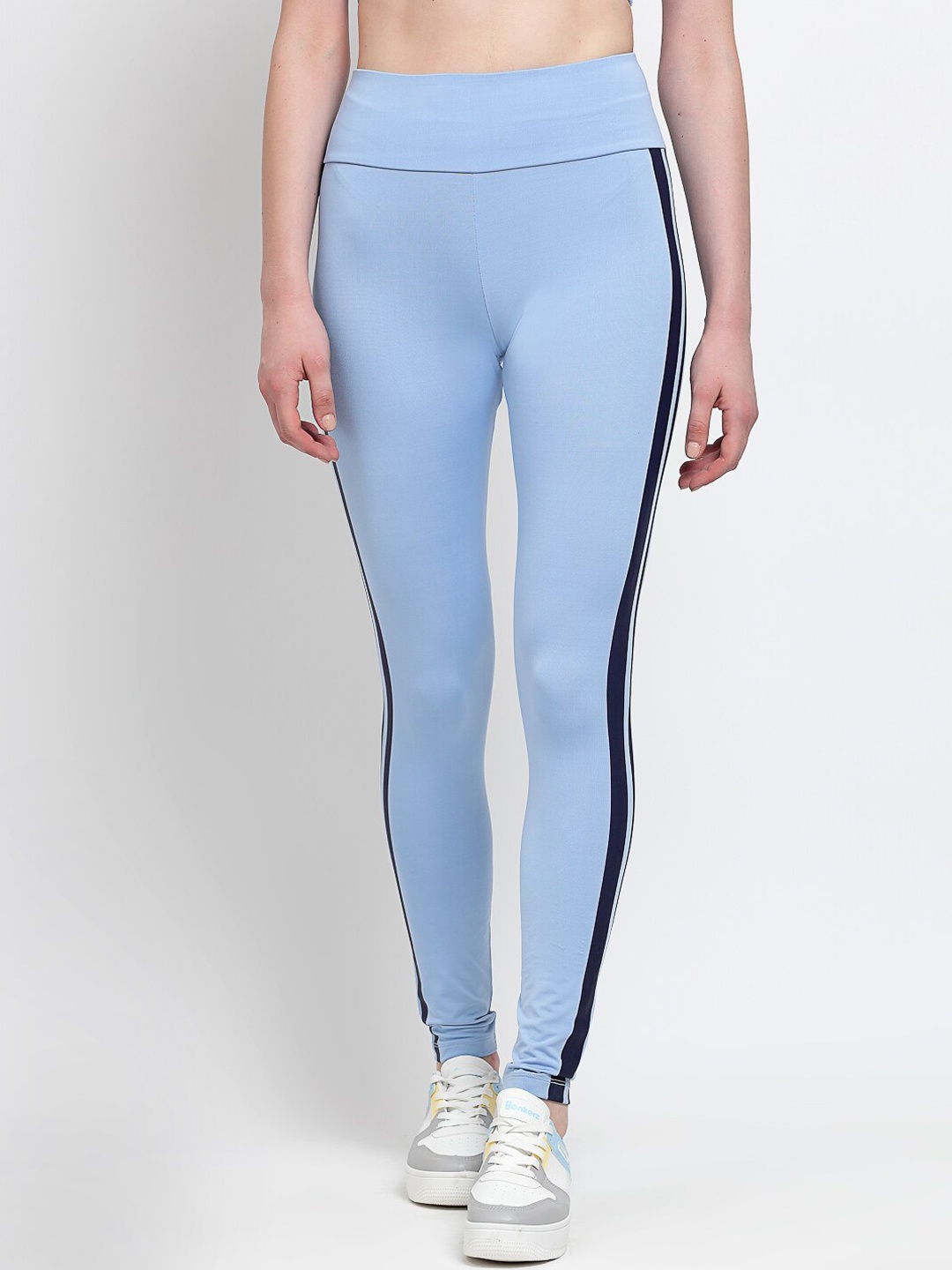 

YOONOY Women High-Waist Sports Tights, Blue