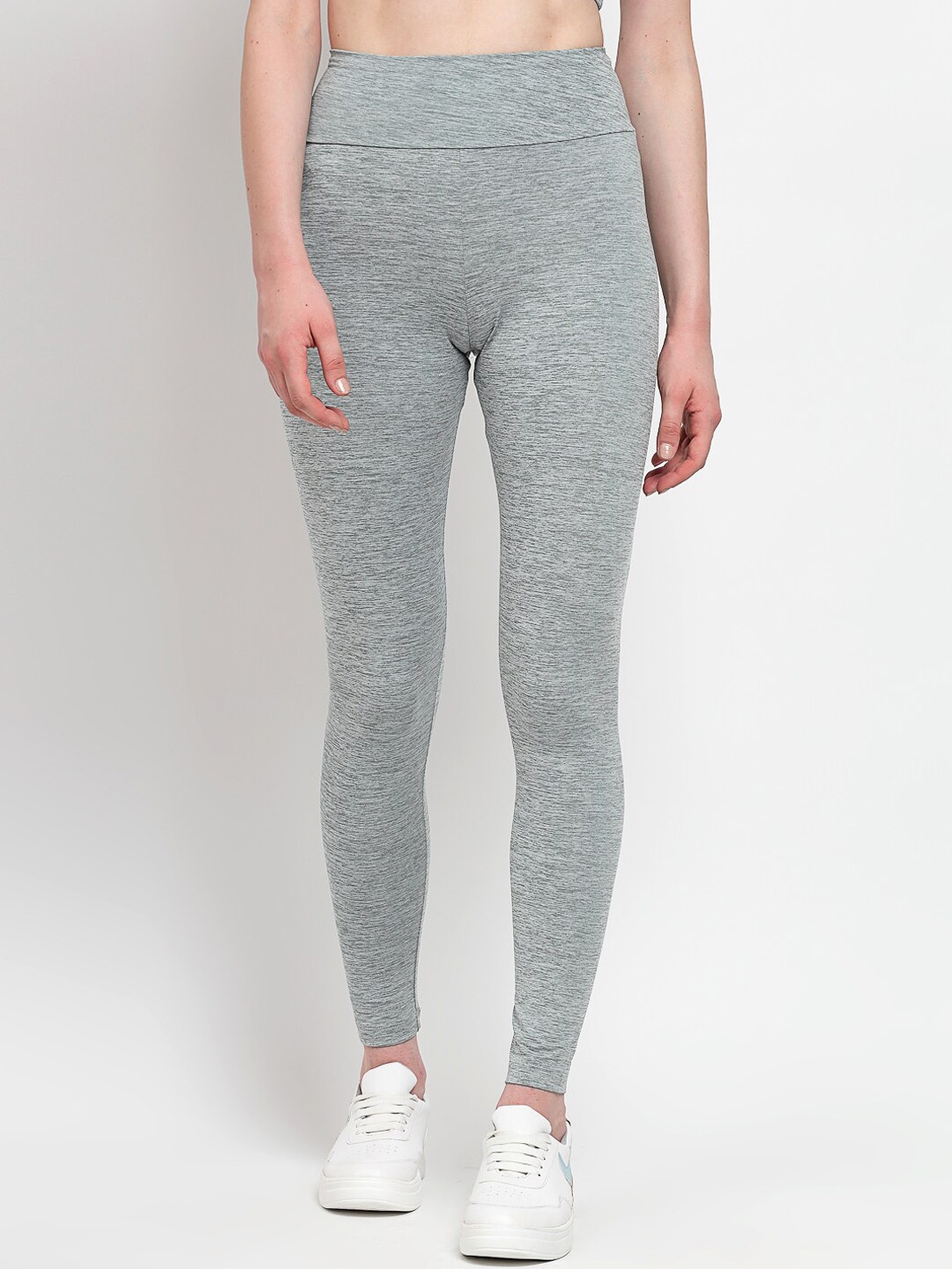 

YOONOY Women Sports Ankle-Length High Waist Tights, Grey