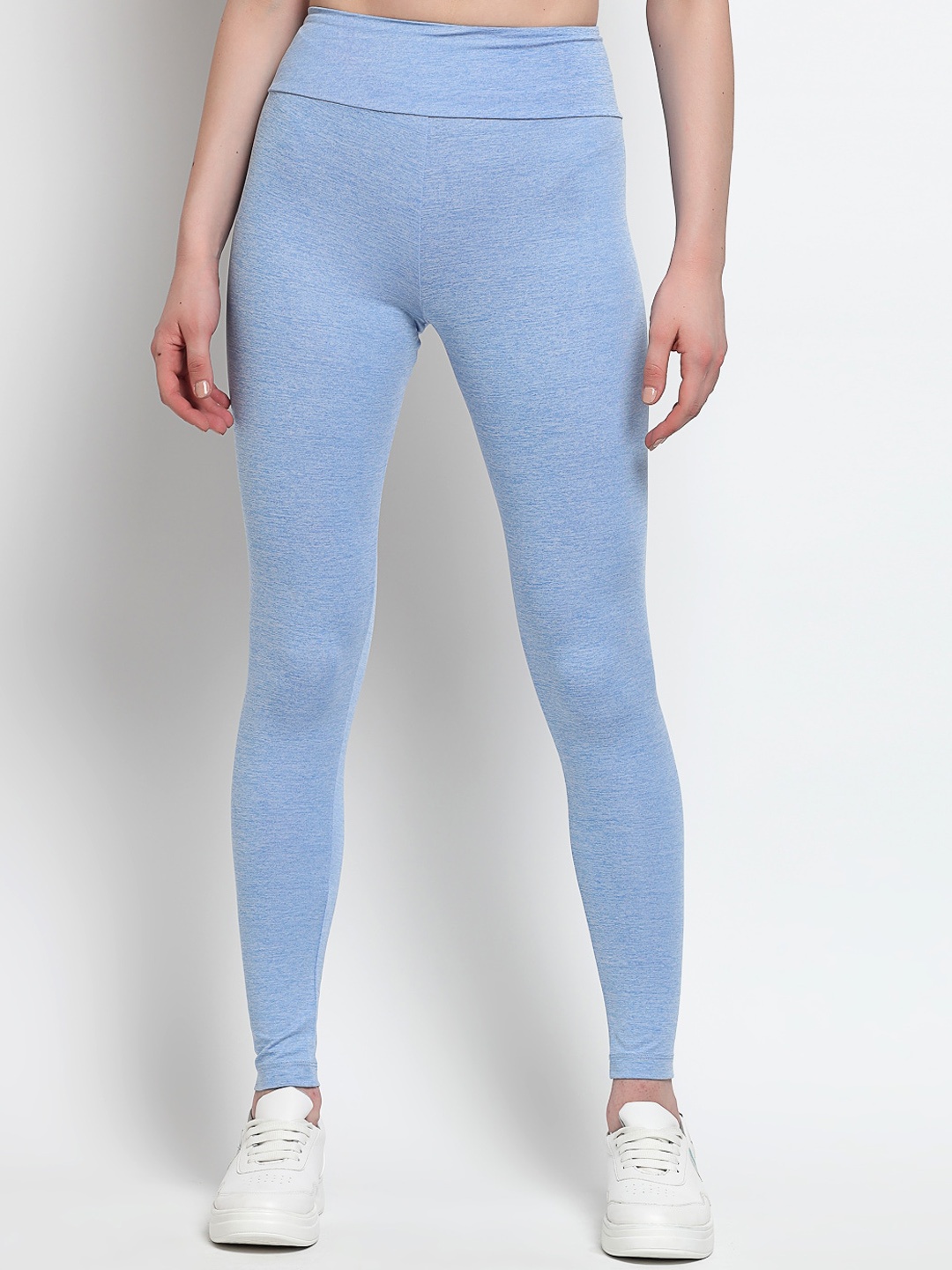 

YOONOY Women High Waist Slim Fit Tights, Blue