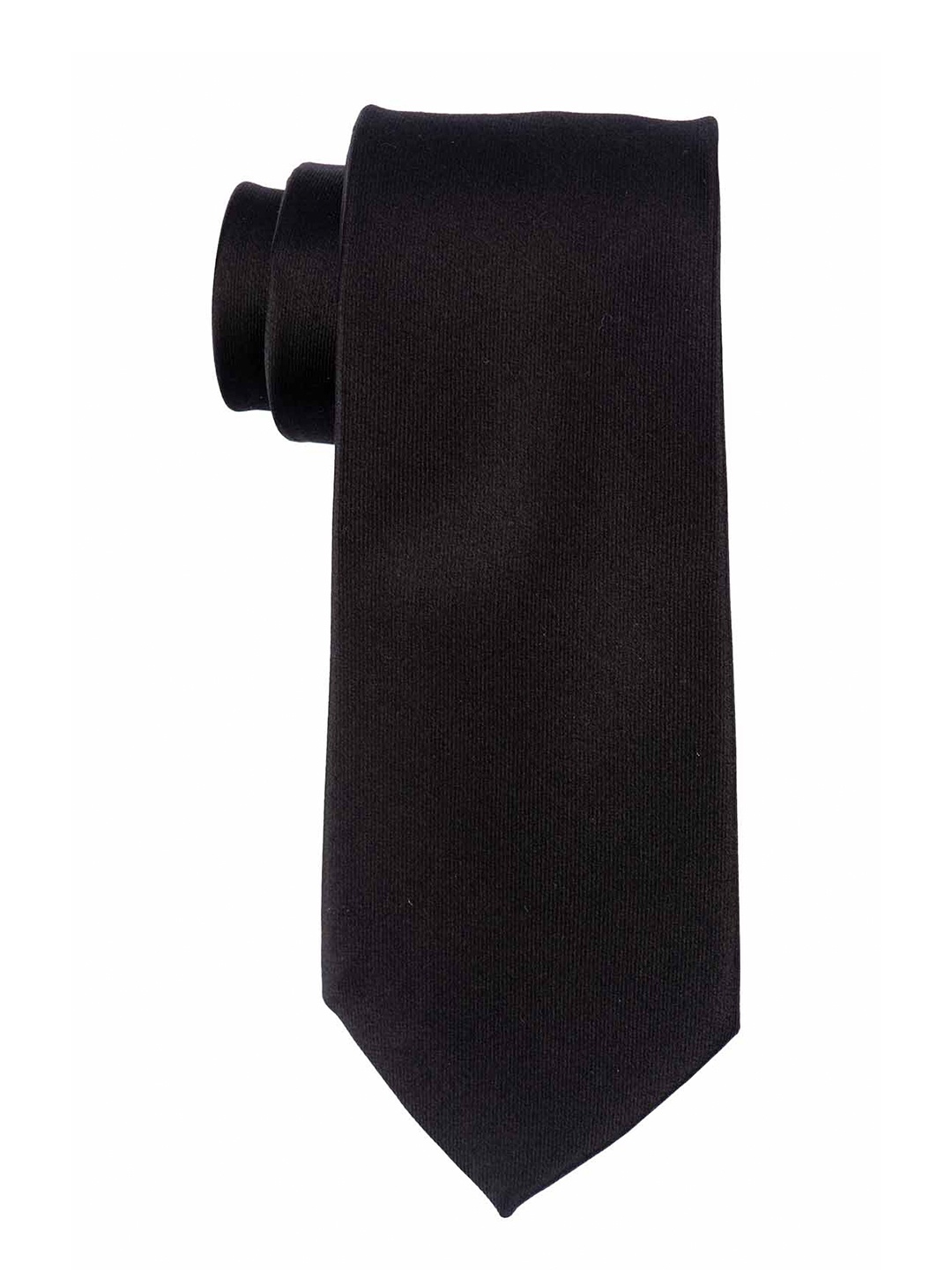 

The Tie Hub Men Silk Skinny Tie, Black