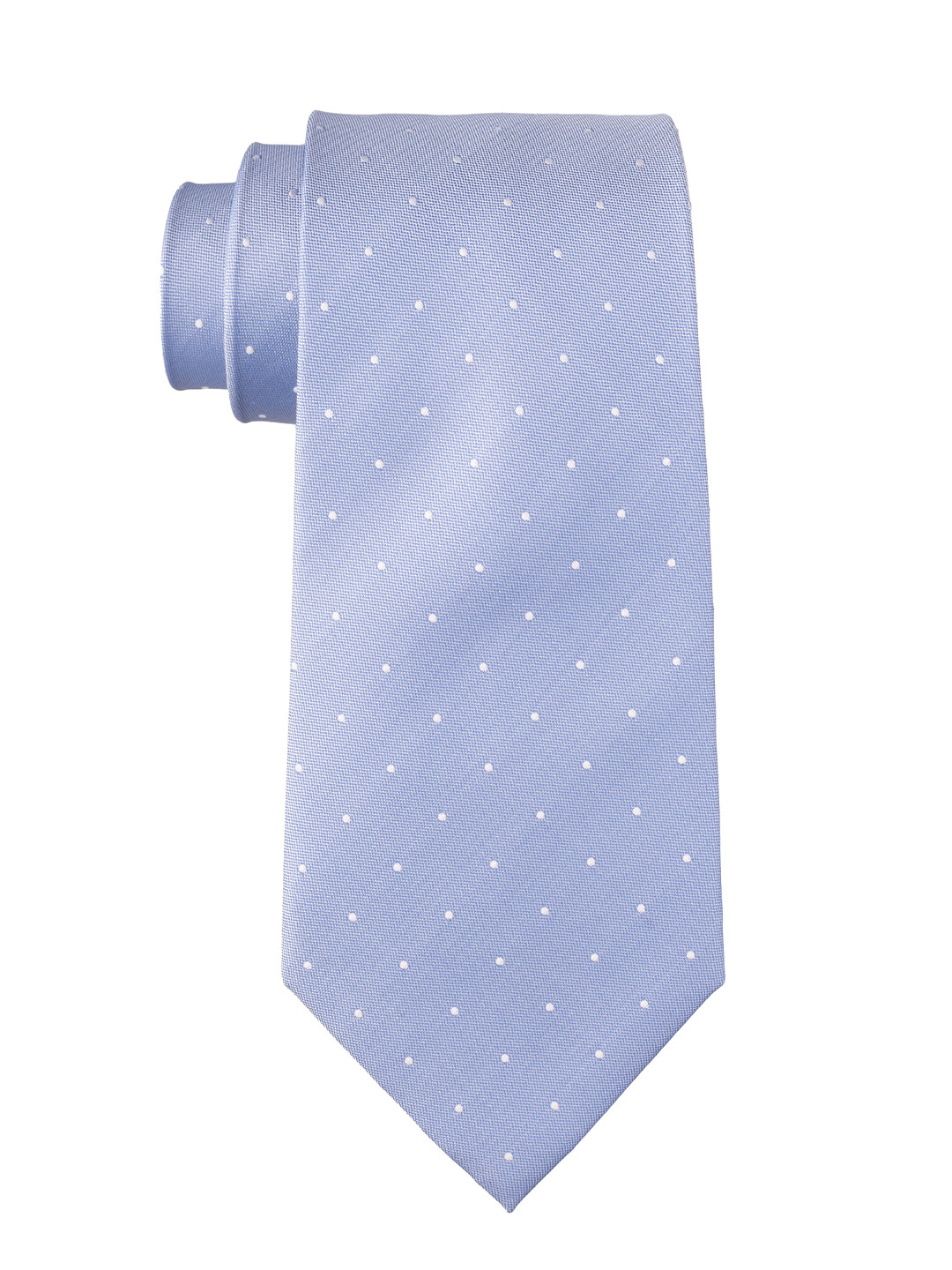 

The Tie Hub Men Woven Design Silk Skinny Tie, Blue