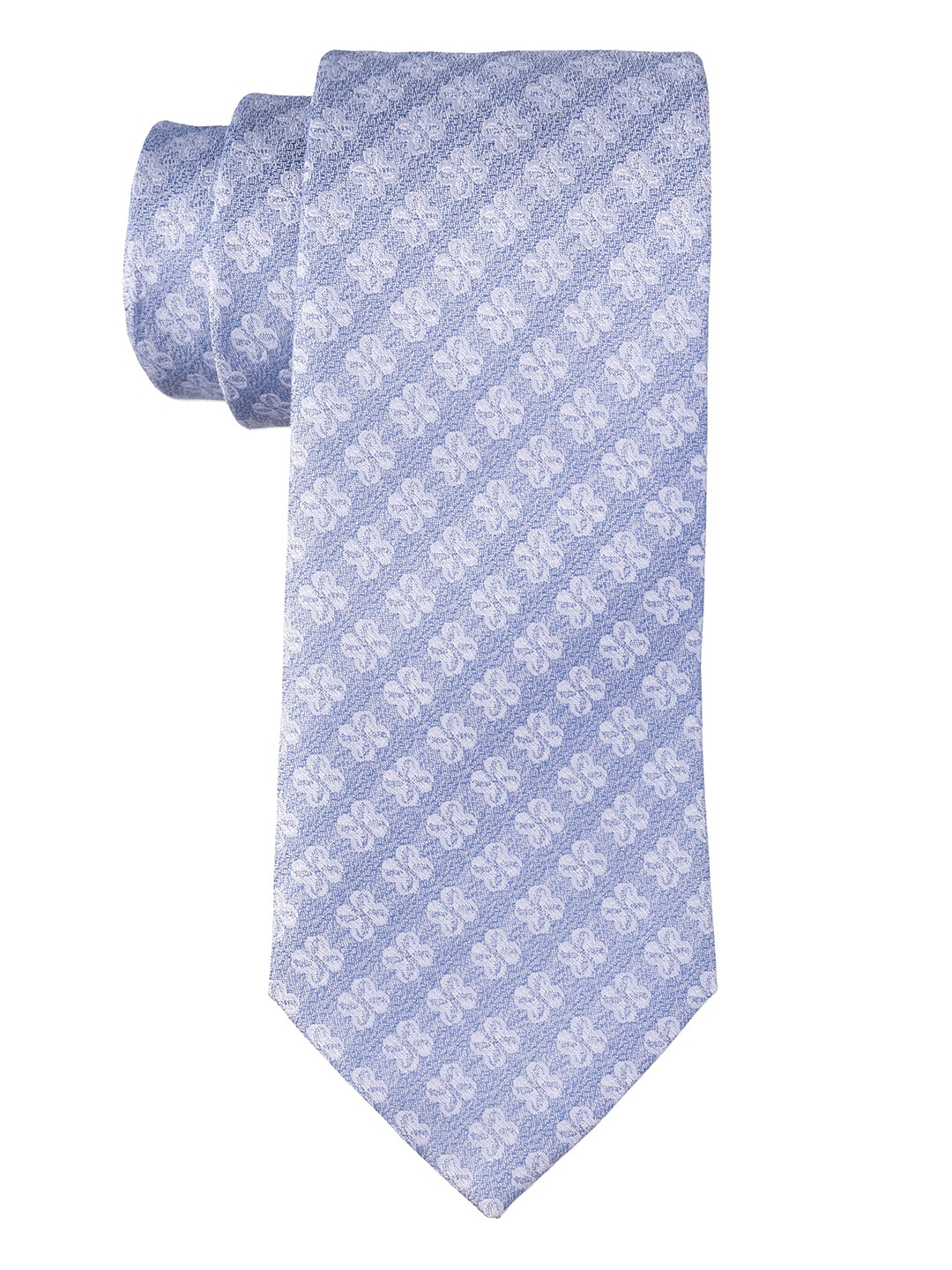 

The Tie Hub Men Woven Design Broad Tie, Blue