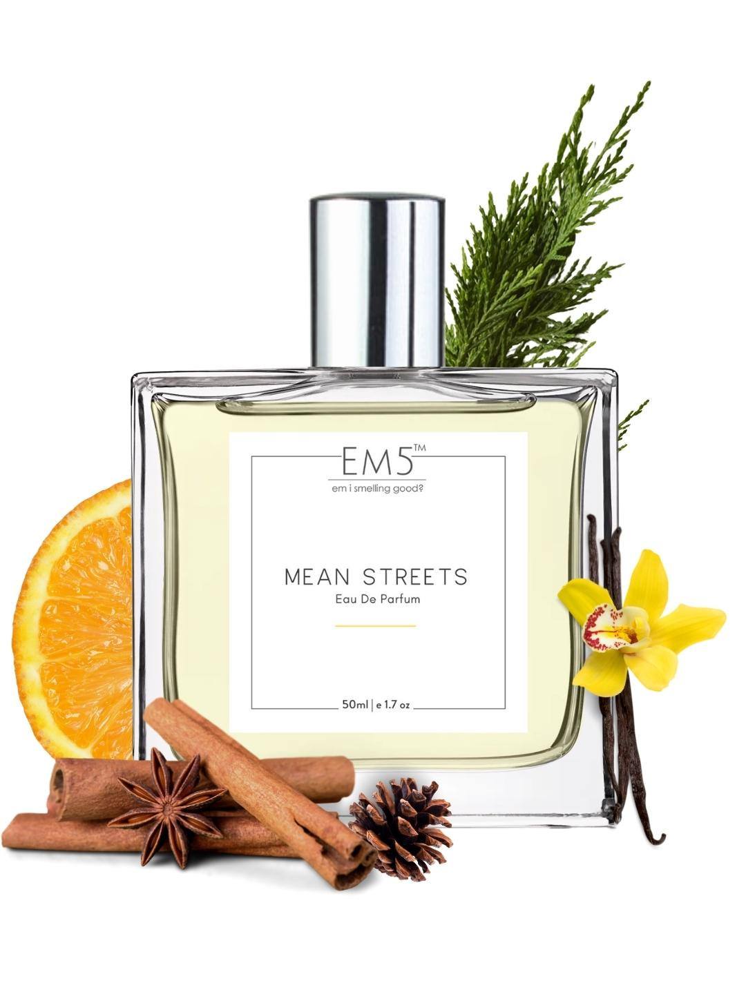 

EM5 Men Mean Streets Eau De Parfum - 50ml, Transparent