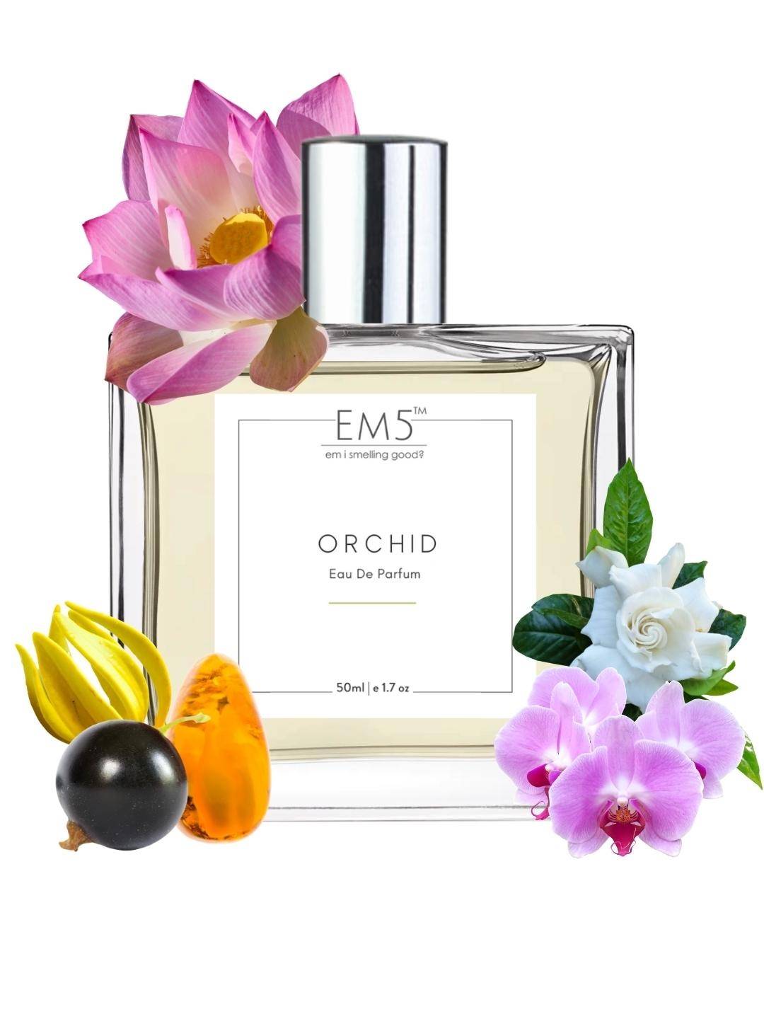 

EM5 Women Orchid Eau De Parfum 50ml, Transparent