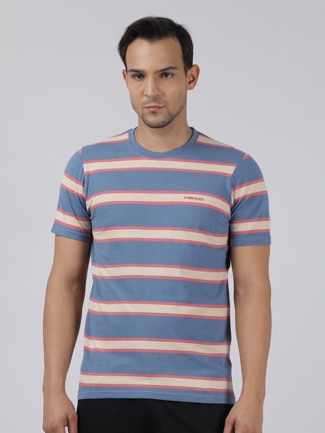 

Head Striped Slim Fit T-shirt, Blue