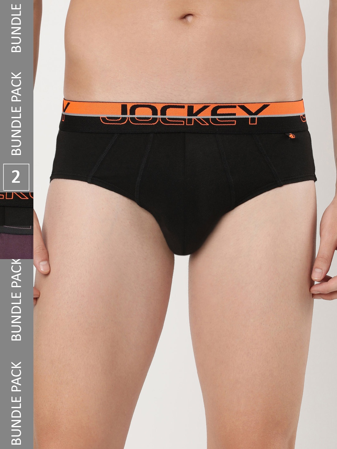 

Jockey Set Of 2 Solid Briefs, Purple