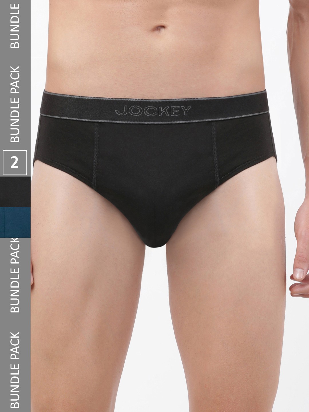 

Jockey Set Of 2 Solid Briefs, Black