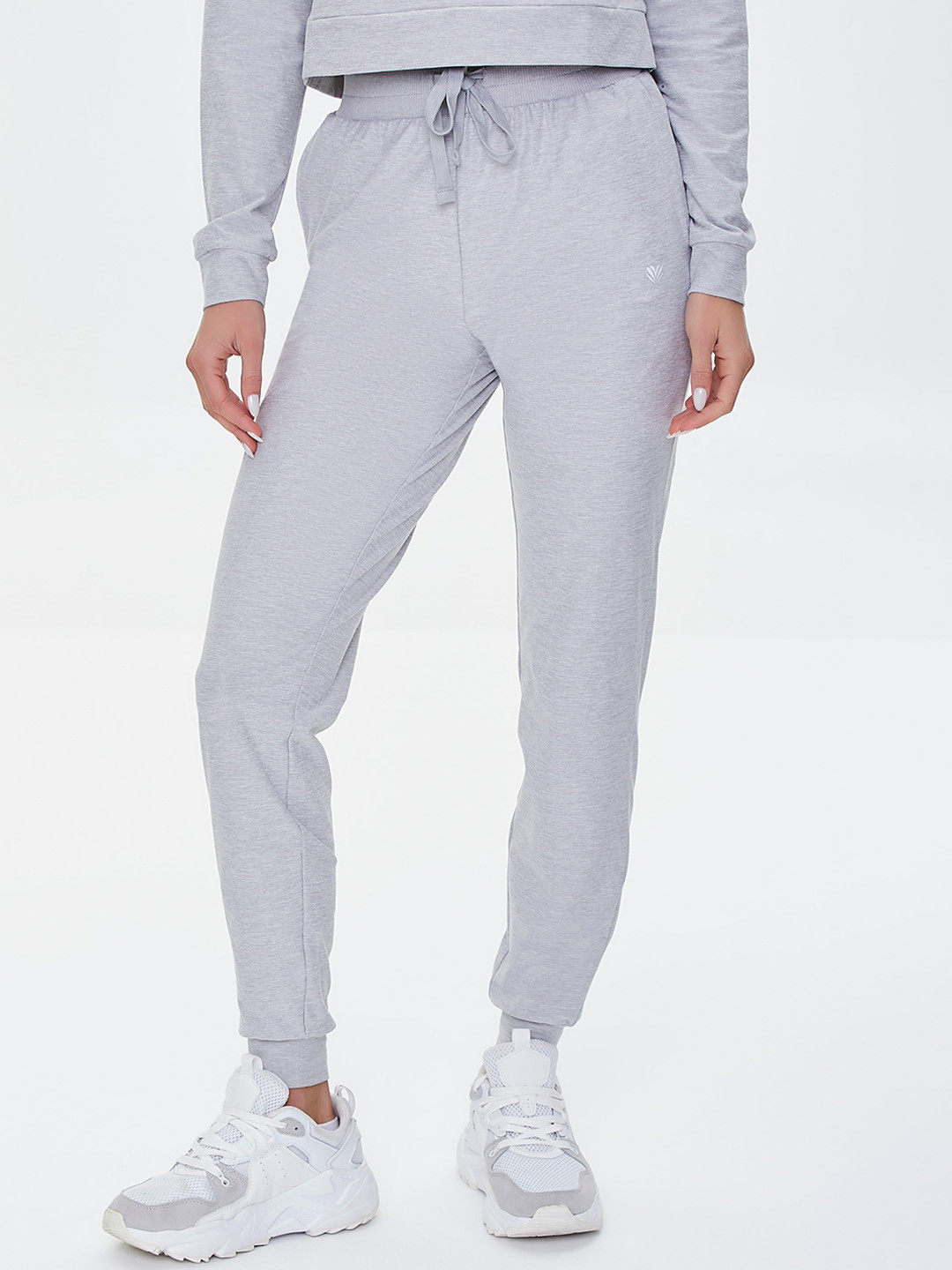 

FOREVER 21 Grey Women Mid-Rise Joggers