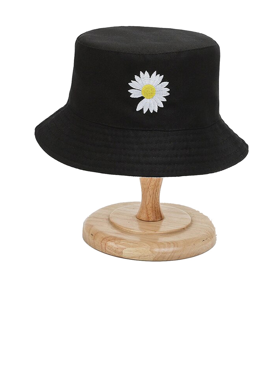 

Zacharias Women Floral Embroidered Reversible Pure Cotton Bucket Hat, Green
