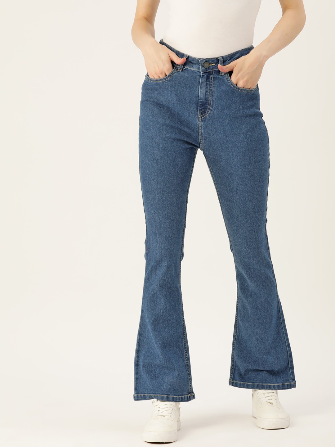 

DressBerry Women Bootcut Stretchable Jeans, Blue