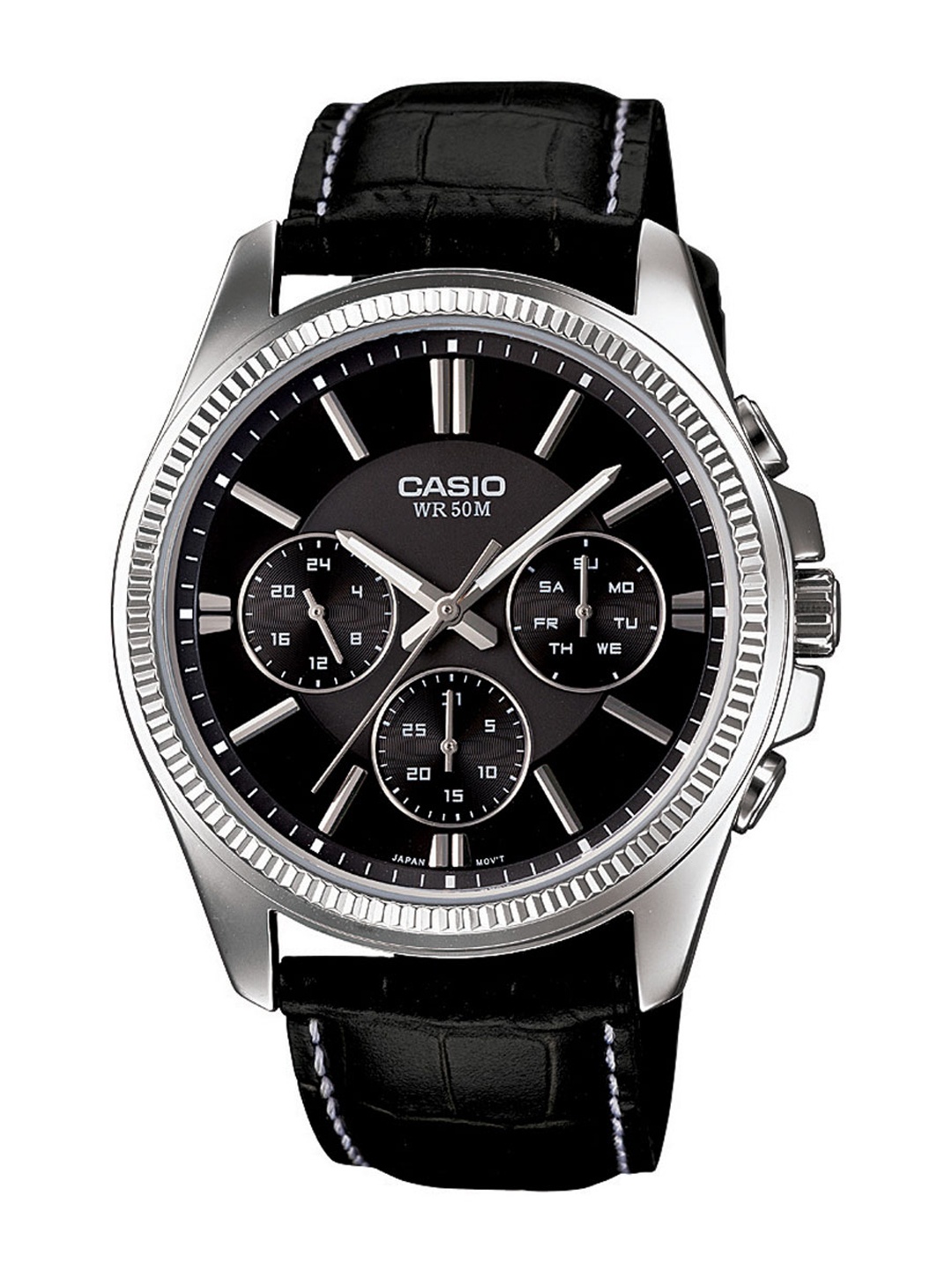 

Casio Enticer Men Black Analogue watch A838 MTP-1375L-1AVDF