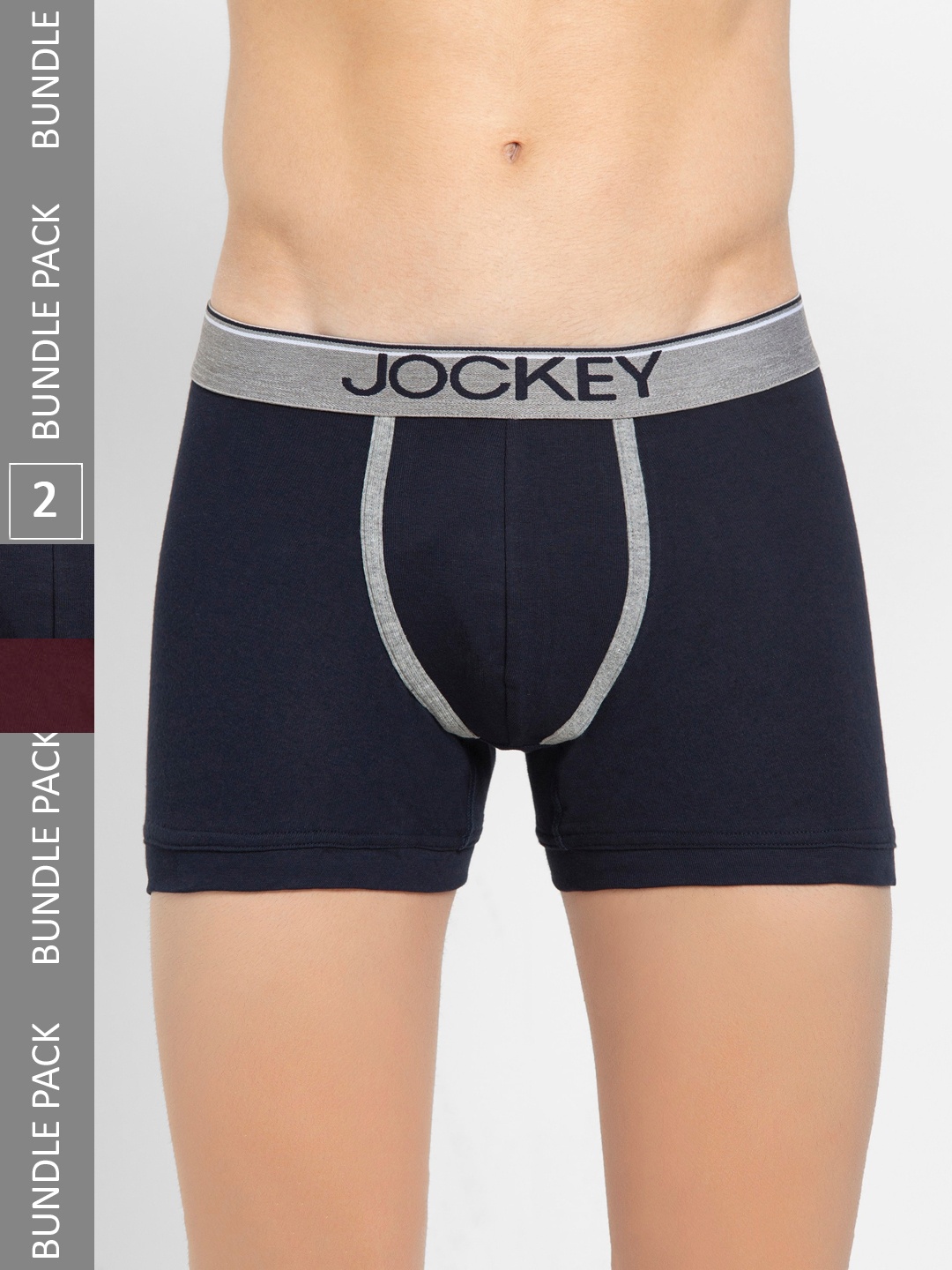 

Jockey Pack of 2 Super Combed Cotton Ultra Soft Trunks, Purple