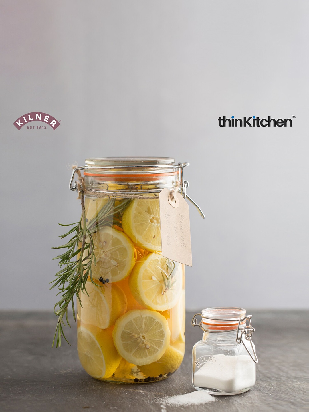 

KILNER Transparent Clip Top Clear Glass Round Jar 3 L
