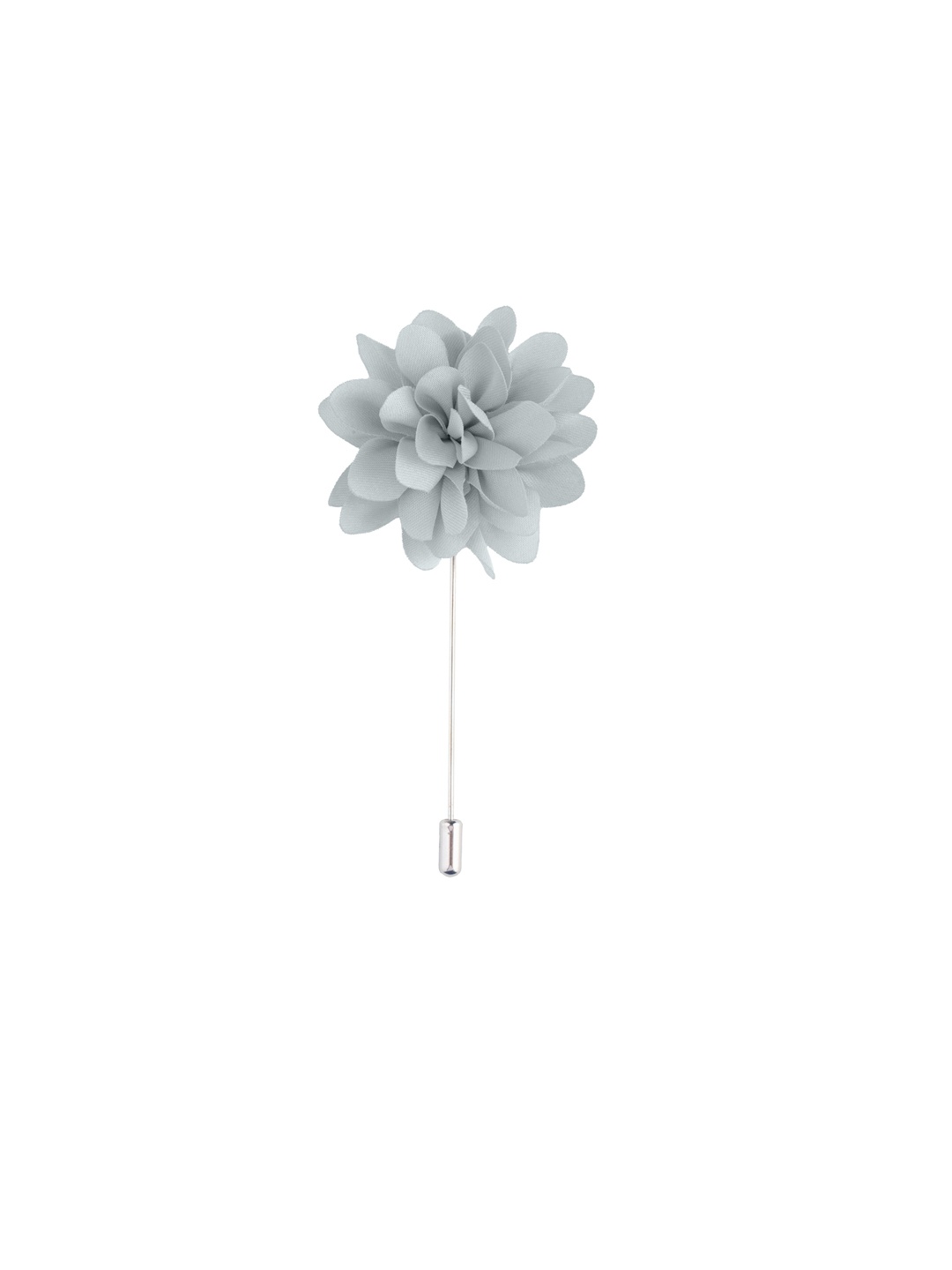 

The Tie Hub Men Dahlia Flower Lapel Pin, Grey