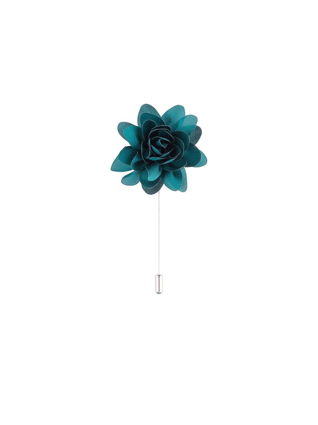 

The Tie Hub Brass Men Dahlia Flower Lapel Pin, Green