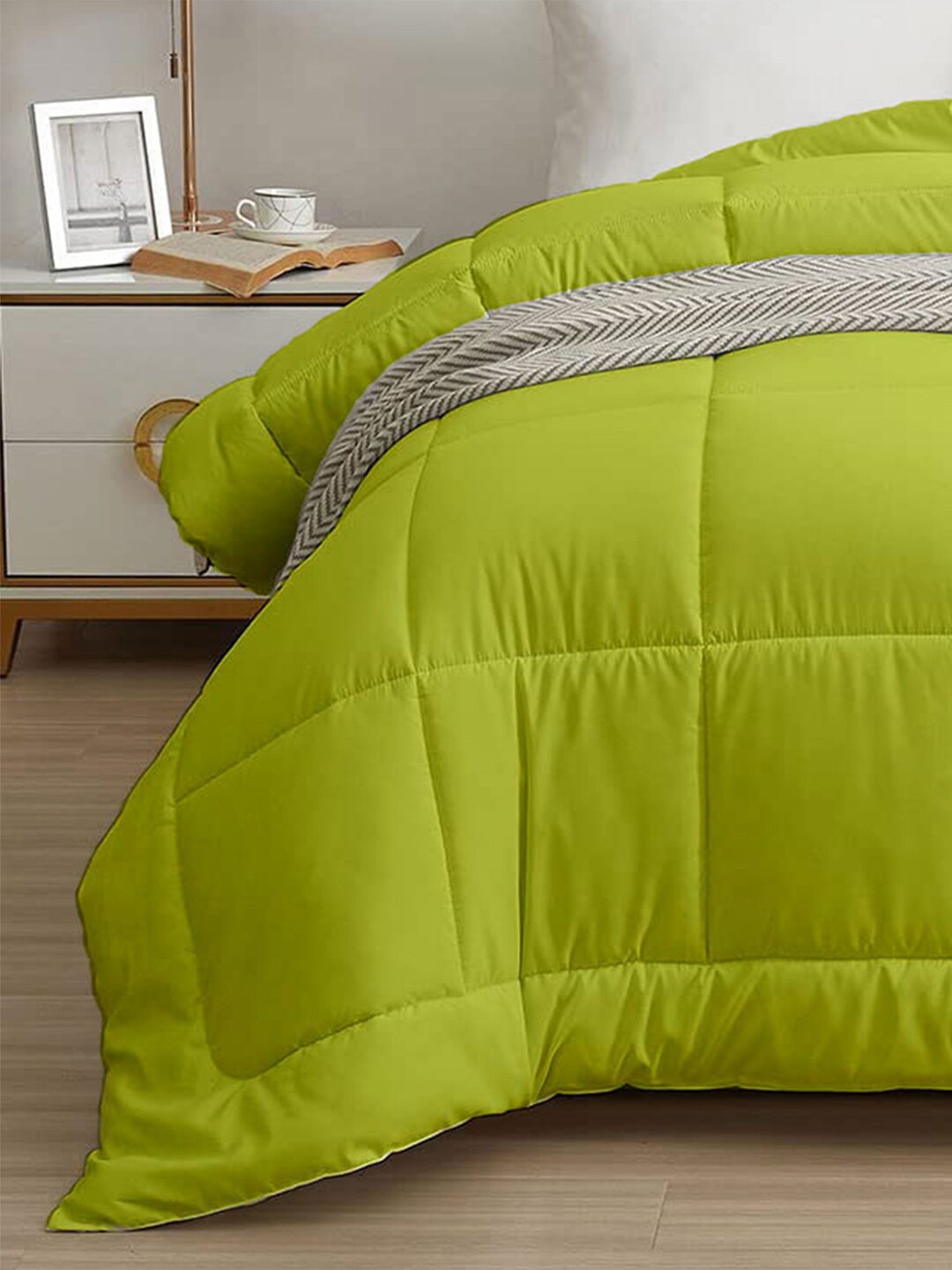 

MYTRIDENT Blue Mild Winter Single Bed Comforter