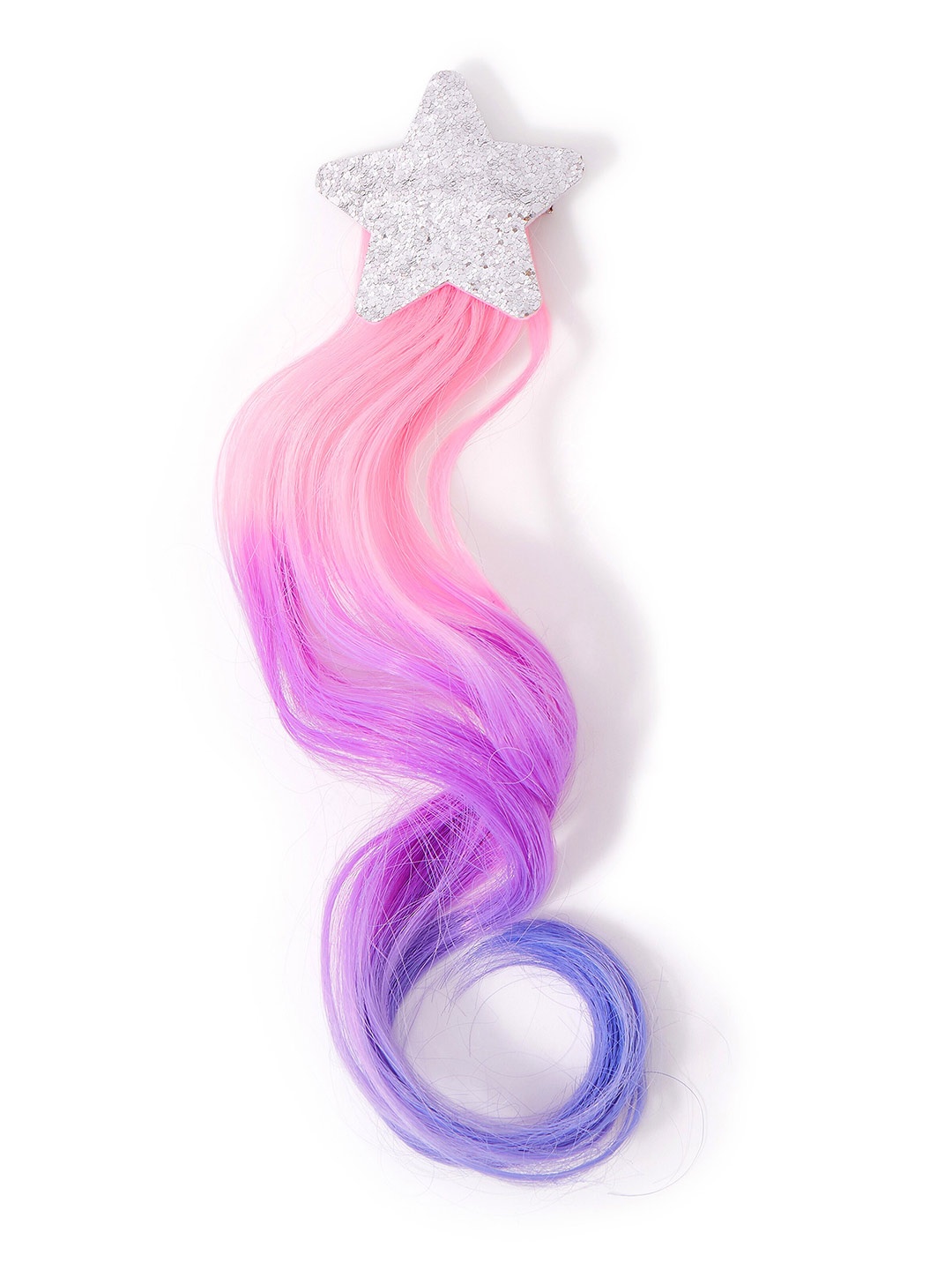 

Accessorize London Girls Fake Hair Star Salon Clip, Purple