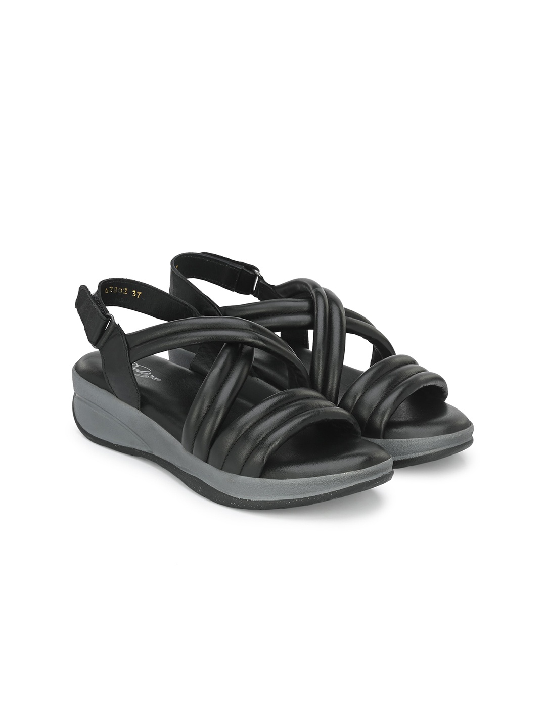 

Delize Leather Comfort Heels With Backstrap, Black