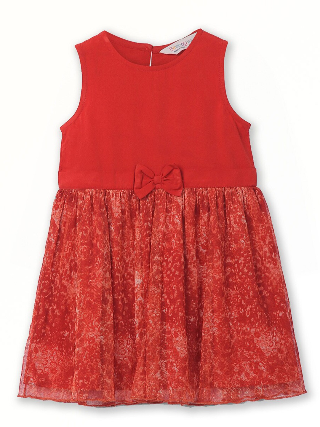 

Beebay Girls Fit & Flare Dress, Rust