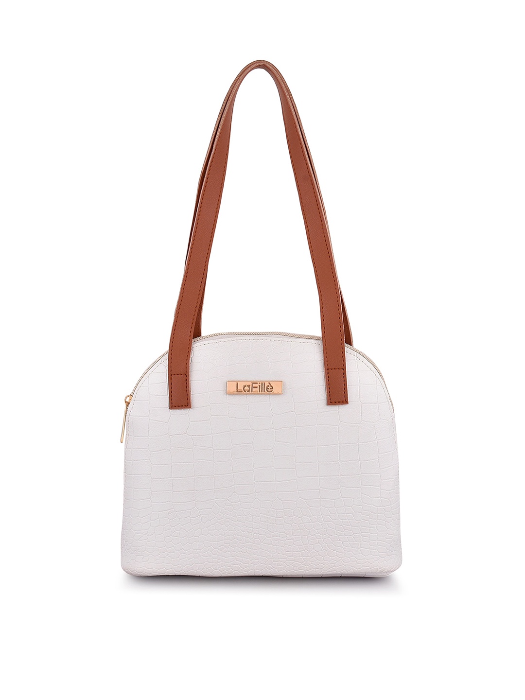 

LaFille PU Structured Shoulder Bag, White